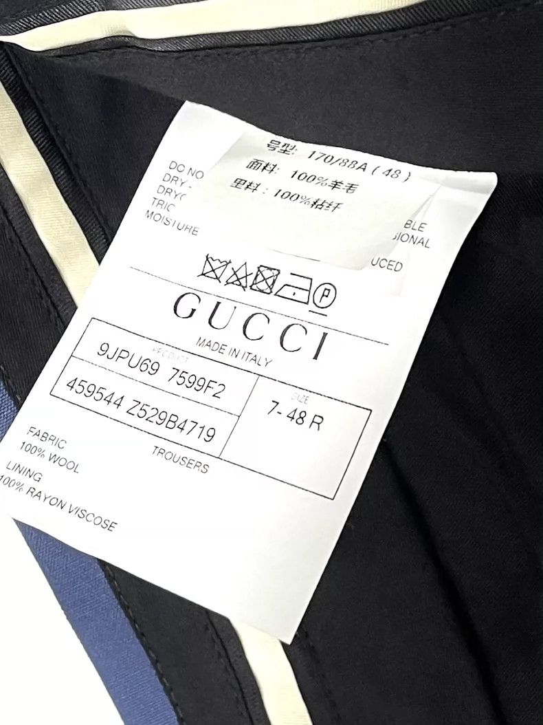 Gucci Gucci Wool blue casual trousers 2502-Nextarrow Size US 28 / EU 44 - 9 Thumbnail