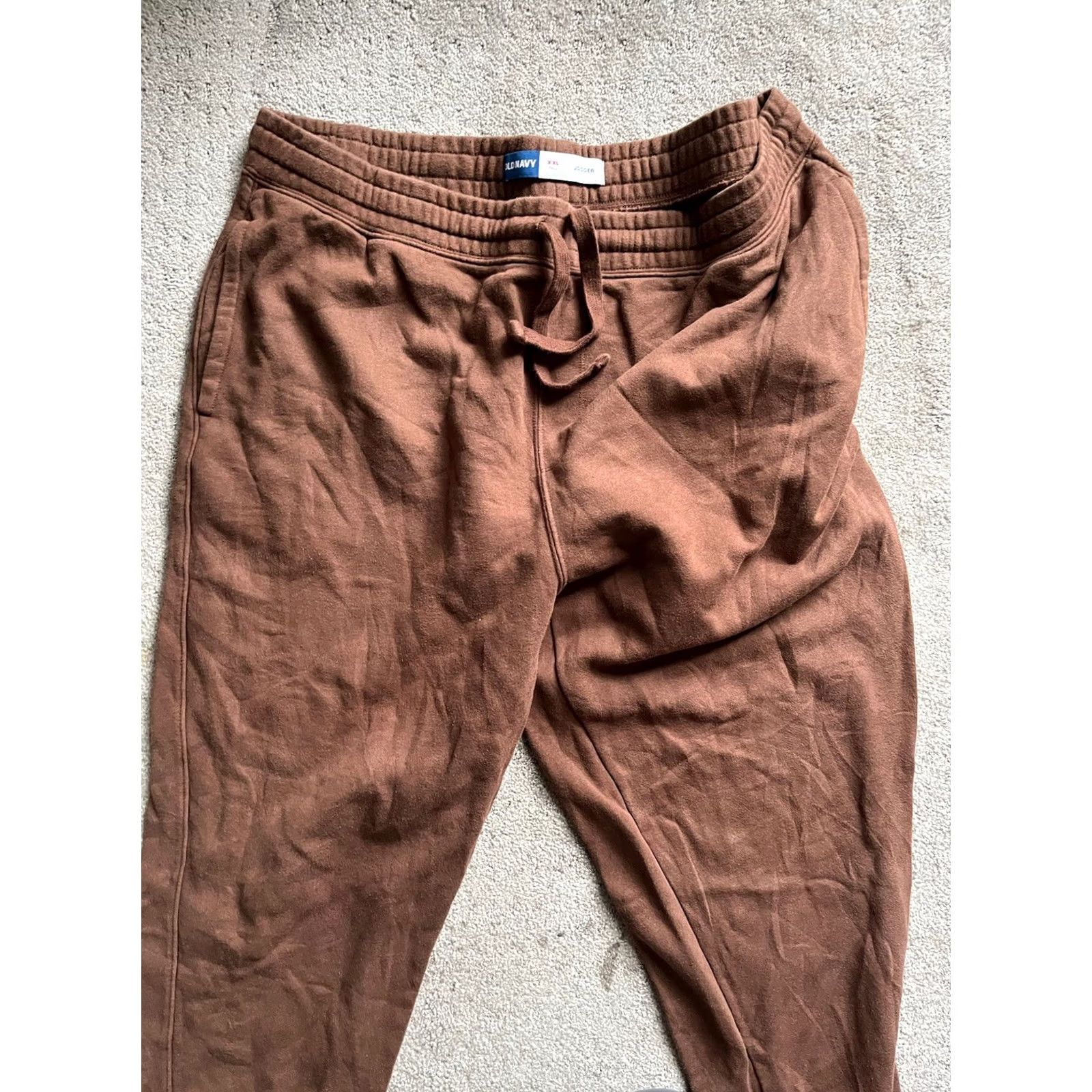 Old Navy Old Navy Jogger Sweatpants Mens Size XXL Brown Casual Athleisure Drawstring Size US 39 - 2 Thumbnail