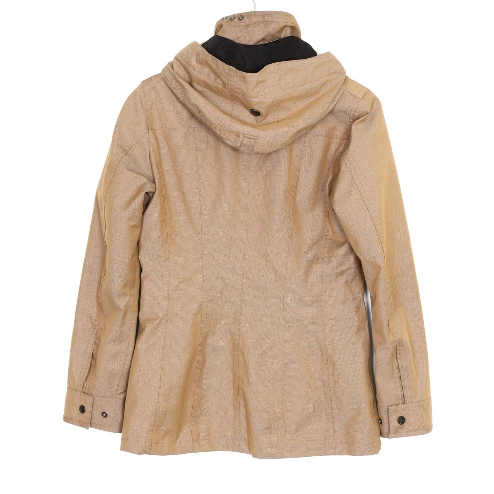 Vintage WELLENSTEYN SUNRISE Jacket Women S Hooded Windproof Waterproof Beige MJ2838 Size S / US 4 / IT 40 - 4 Thumbnail