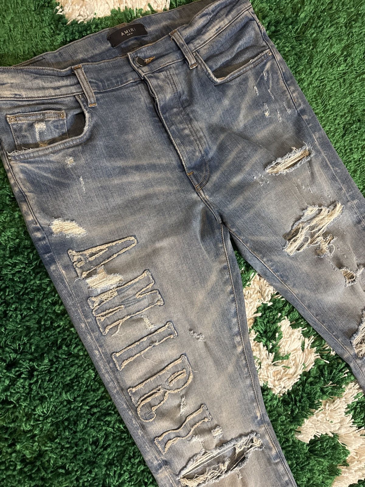 Amiri Amiri Logo Applique Jeans Size US 34 / EU 50 - 3 Thumbnail