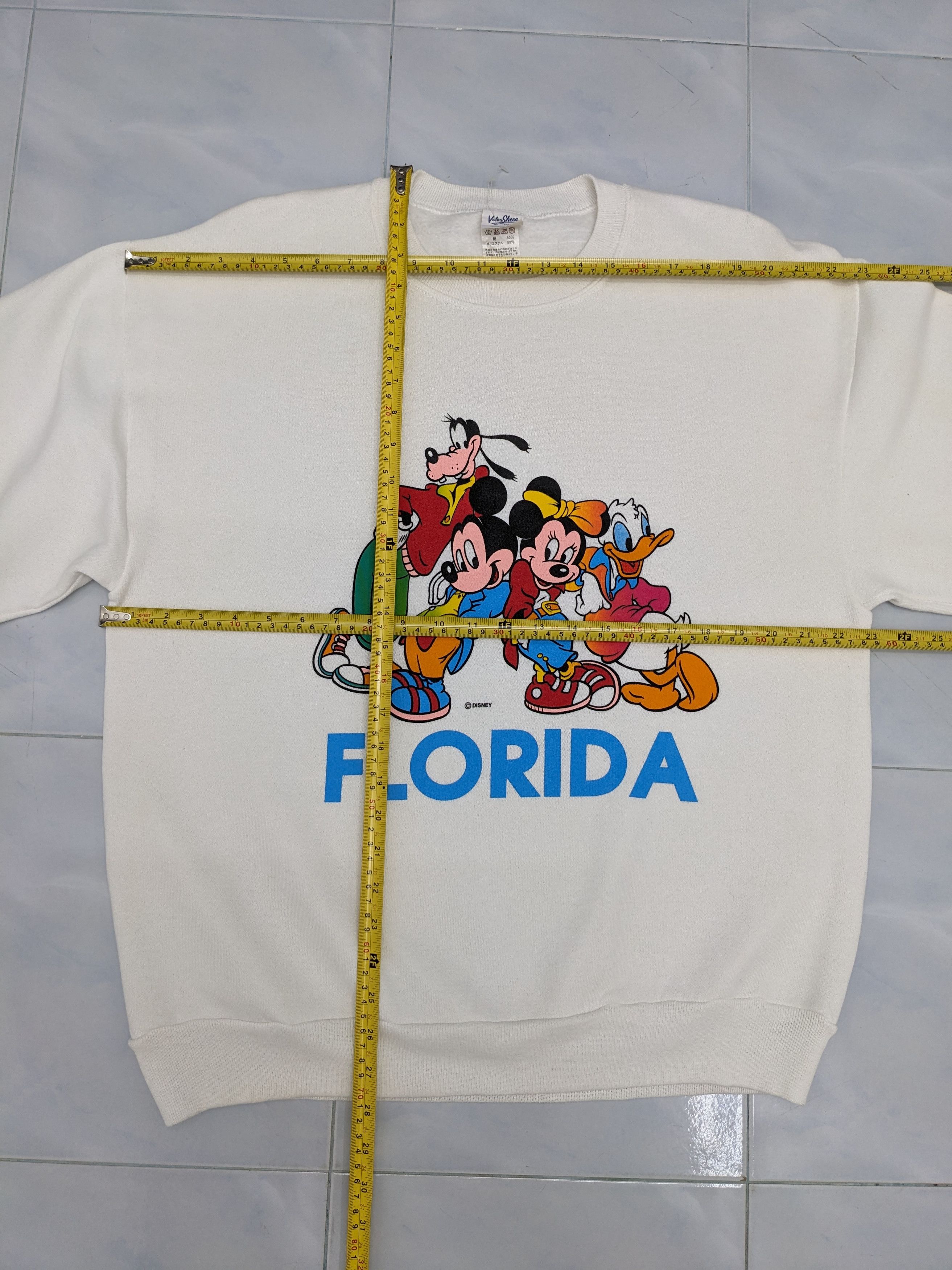 Velva Sheen ntage Velva Sheen USA Made Disney FLORIDA Crewneck Size US L / EU 52-54 / 3 - 7 Thumbnail
