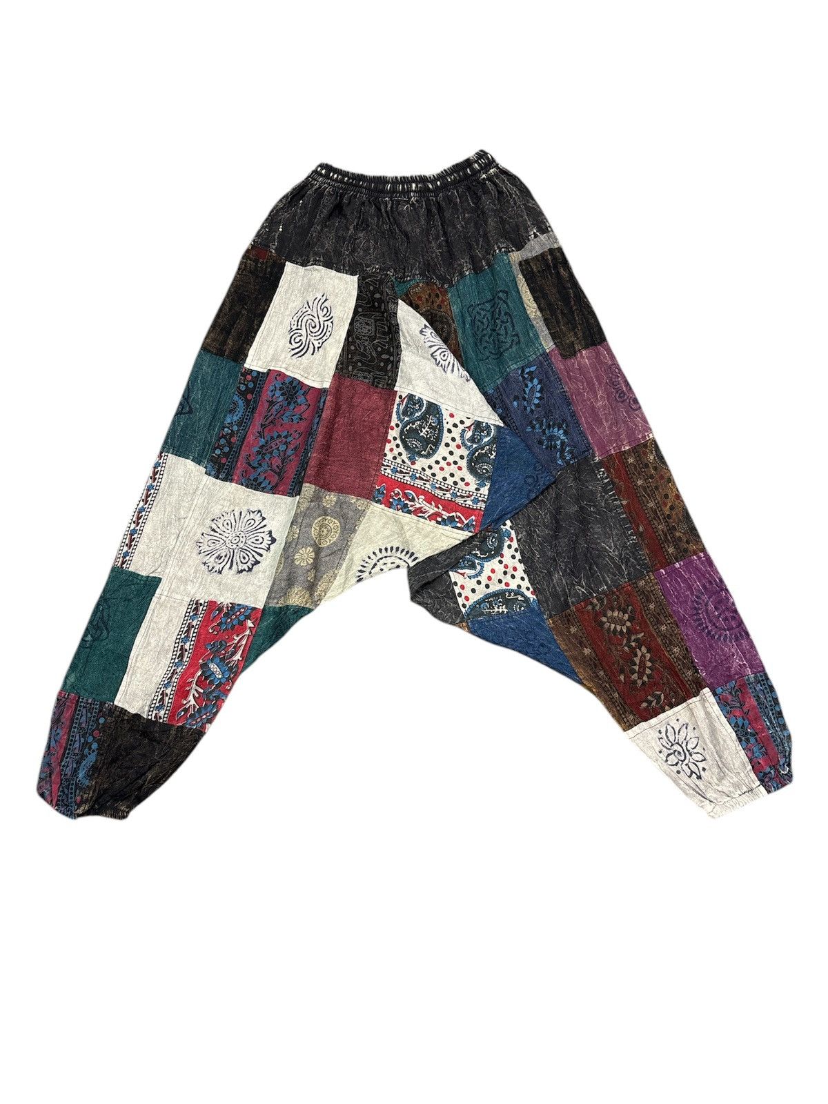 Japanese Brand Patchwork Harem Trousers Joggers Kapital Paisley Style Size US 28 / EU 44 - 2 Thumbnail