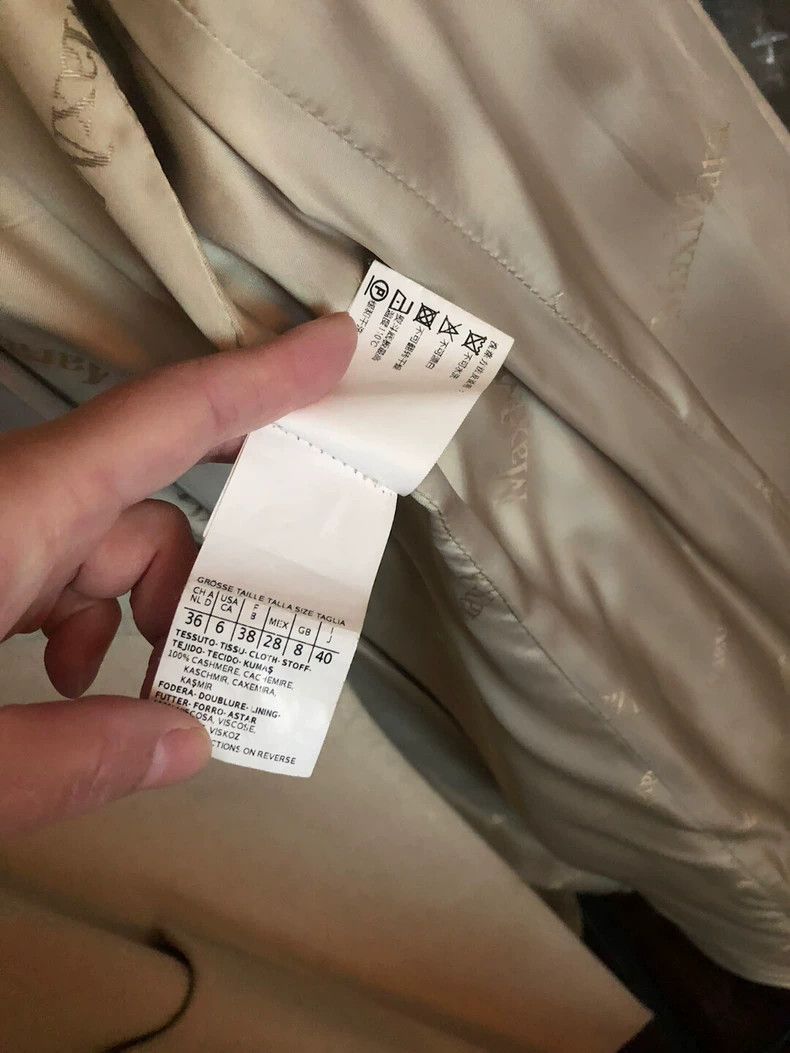 Max Mara Max Mara Cashmere beige coat Size L / US 10 / IT 46 - 3 Thumbnail