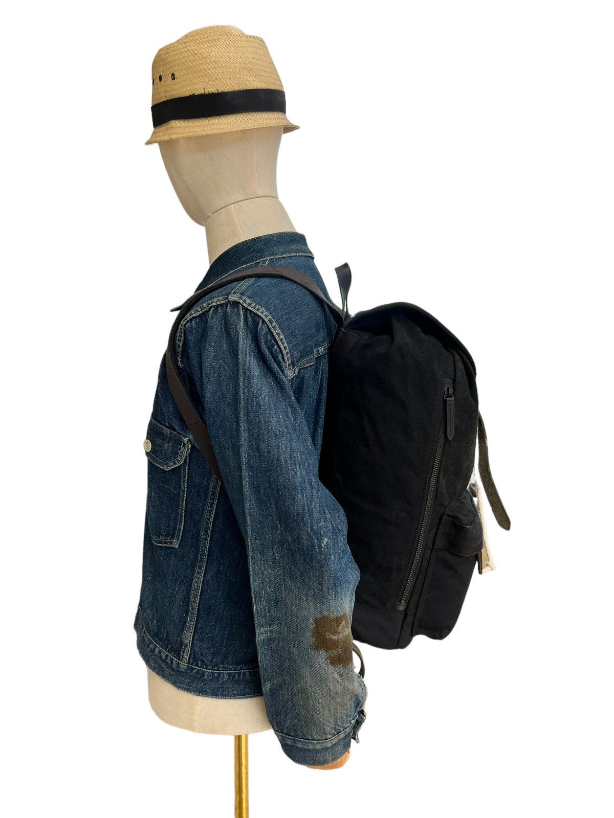 Porter Porter by Yoshida “ Used Look “ Backpack Bag Size ONE SIZE - 6 Thumbnail