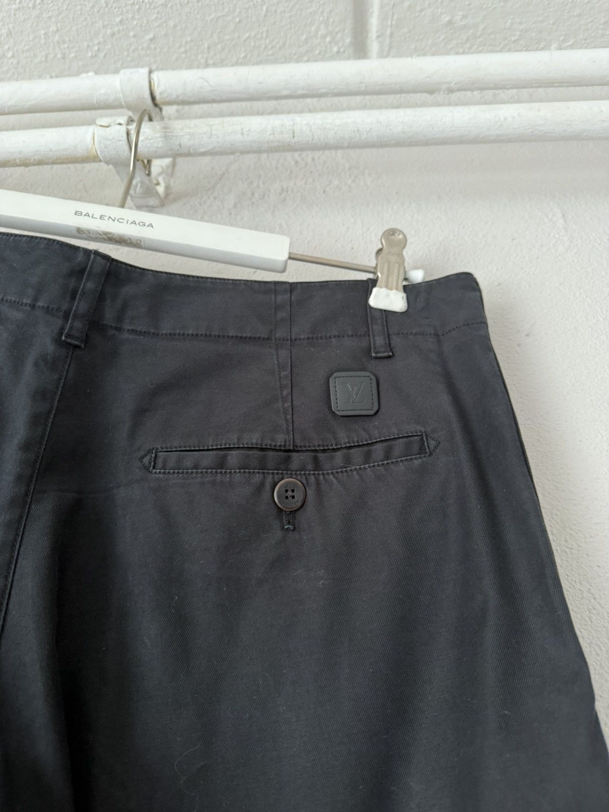 Louis Vuitton Louis Vuitton Black Cotton Trousers IT 48 / US 32 Size US 32 / EU 48 - 7 Thumbnail