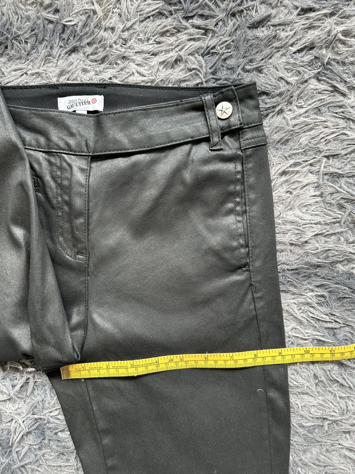 Jean Paul Gaultier 2010's Jean Paul Gaultier x Target coated slim jeans Size US 28 / EU 44 - 12 Thumbnail