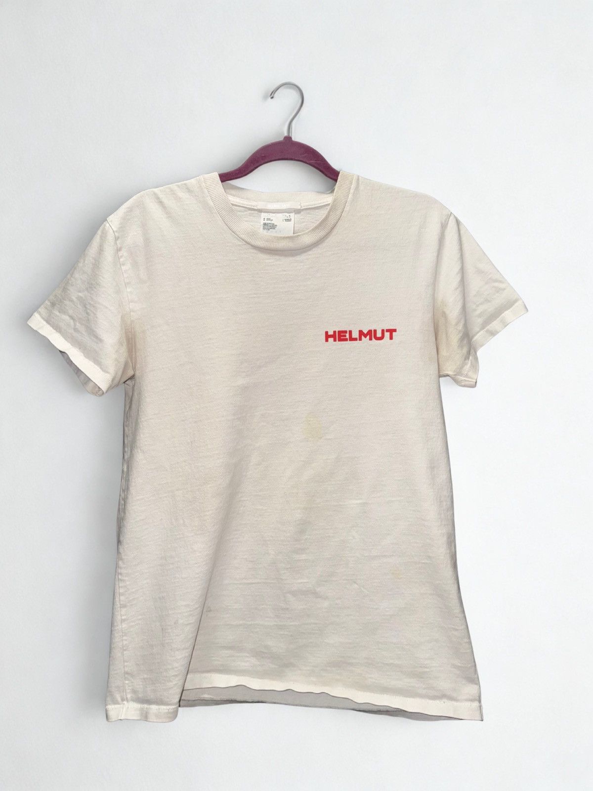 Helmut Lang Helmut Lang “In Lang We Trust” T-Shirt Size US S / EU 44-46 / 1 - 2 Thumbnail