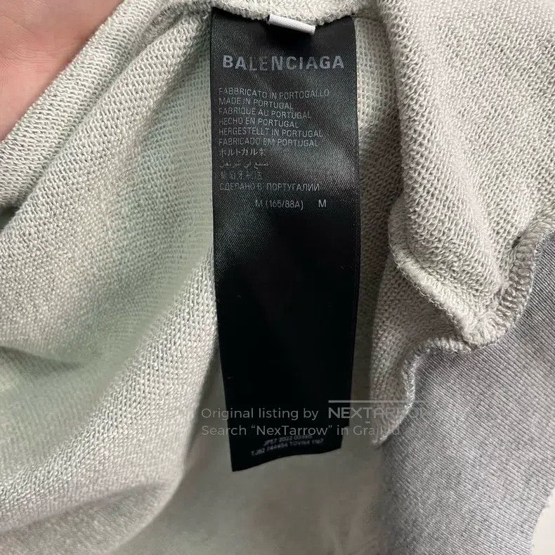 Balenciaga Balenciaga Print destruction zipper hoodie/M Size US M / EU 48-50 / 2 - 4 Thumbnail