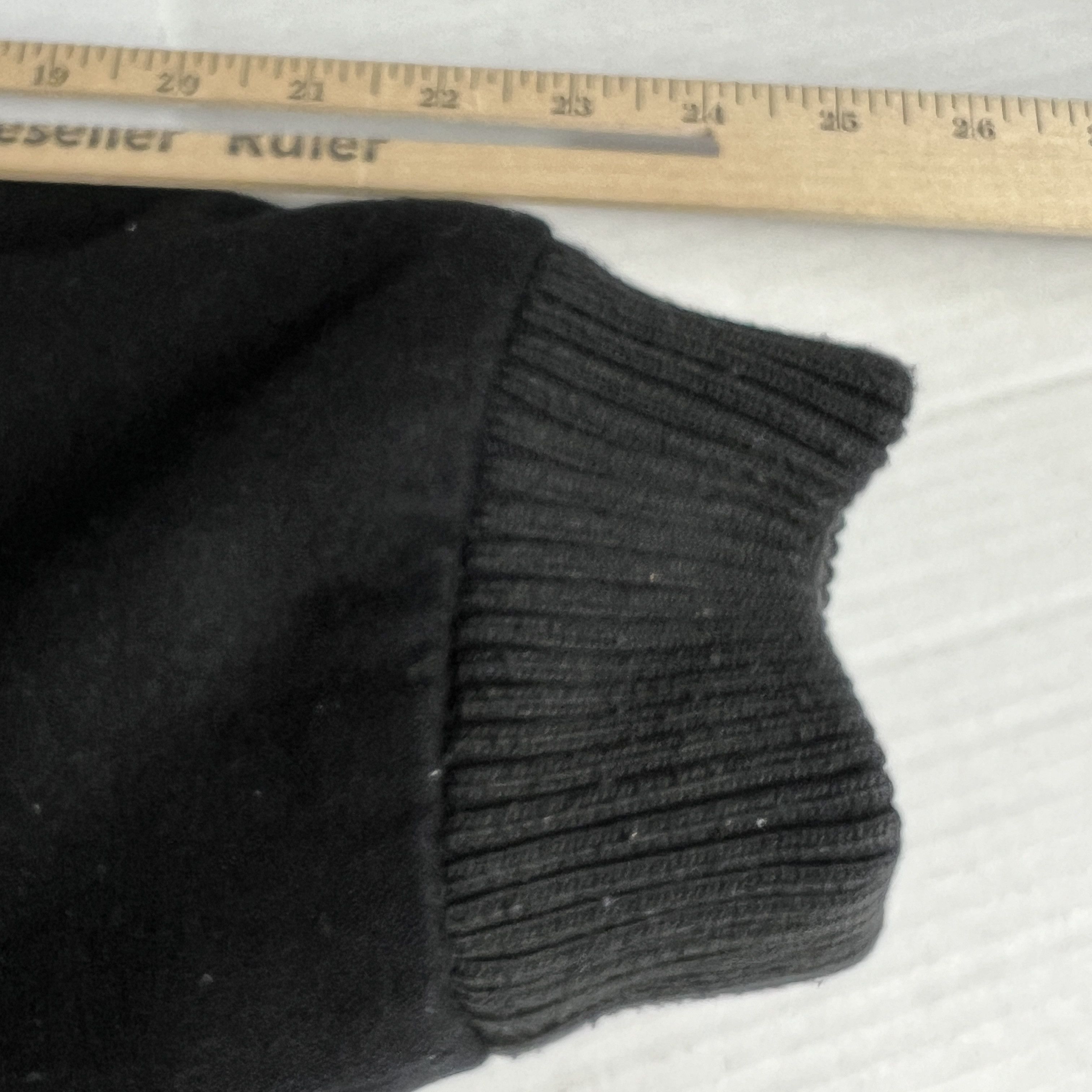 Schott Schott Jacket Black Faded Wool Blend Full Zip Bomber Pockets Size US XL / EU 56 / 4 - 14 Thumbnail
