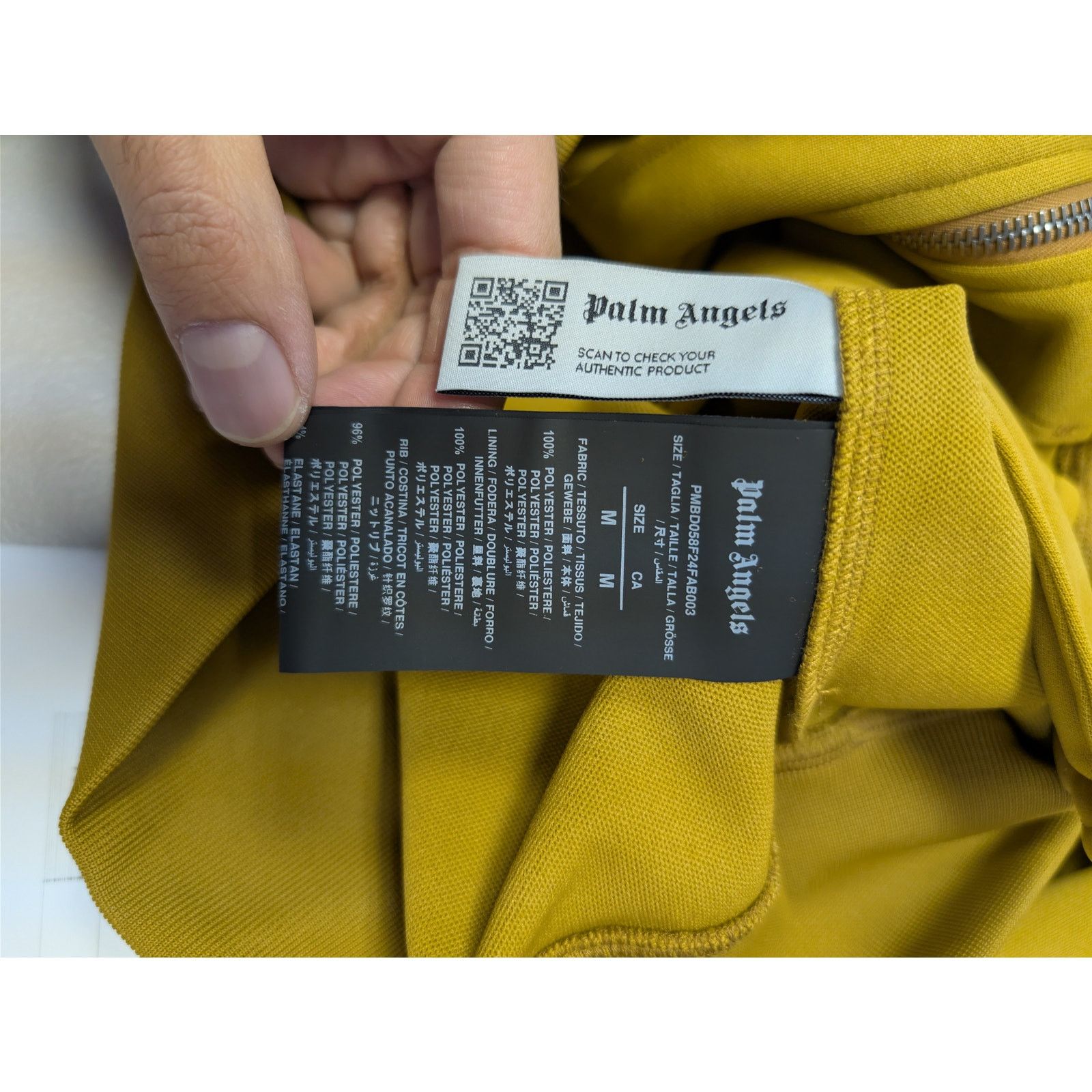 Palm Angels o1rshd1 Classic Logo Track Jacket in Golden Brown / Mustard Size US M / EU 48-50 / 2 - 16 Thumbnail
