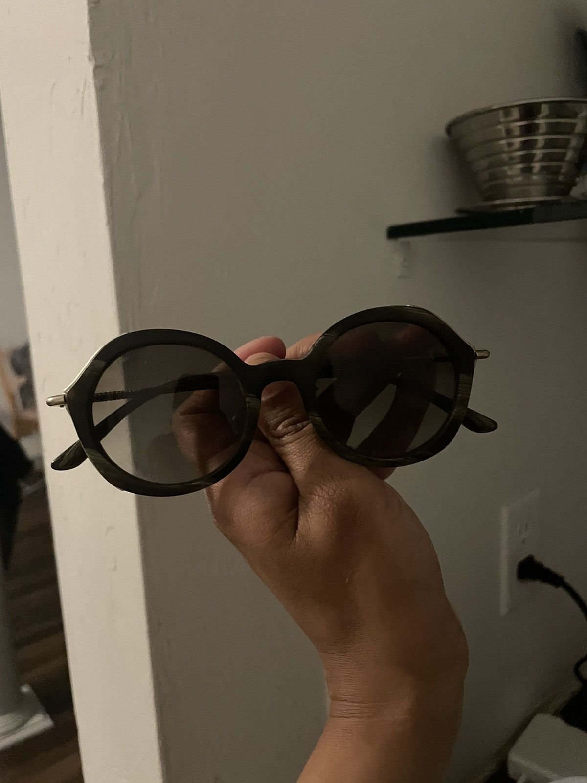 Giorgio Armani Round Sunglasses Size ONE SIZE - 3 Thumbnail