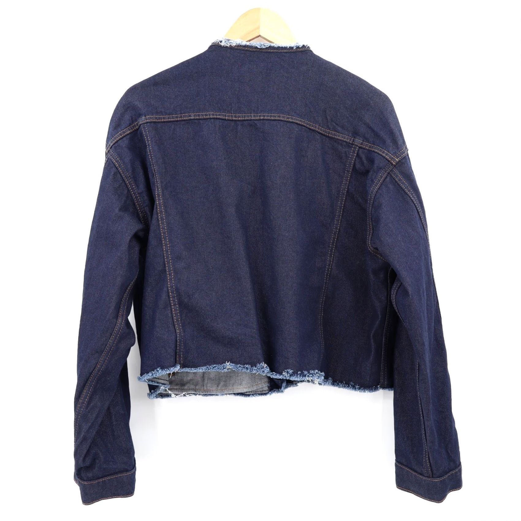 Johnny Was Johnny Was Jacket Denim Blue Sz L Womens Casual Basic Jacket Button Cuff Pockets All Seasons Regular Sleeves Short Vintage: No Size L / US 10 / IT 46 - 2 Thumbnail