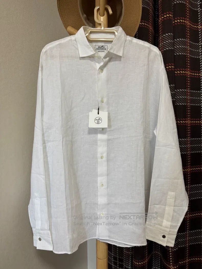 Hermes × Maison Margiela Hermes Martin Margiela Era Linen Shirt