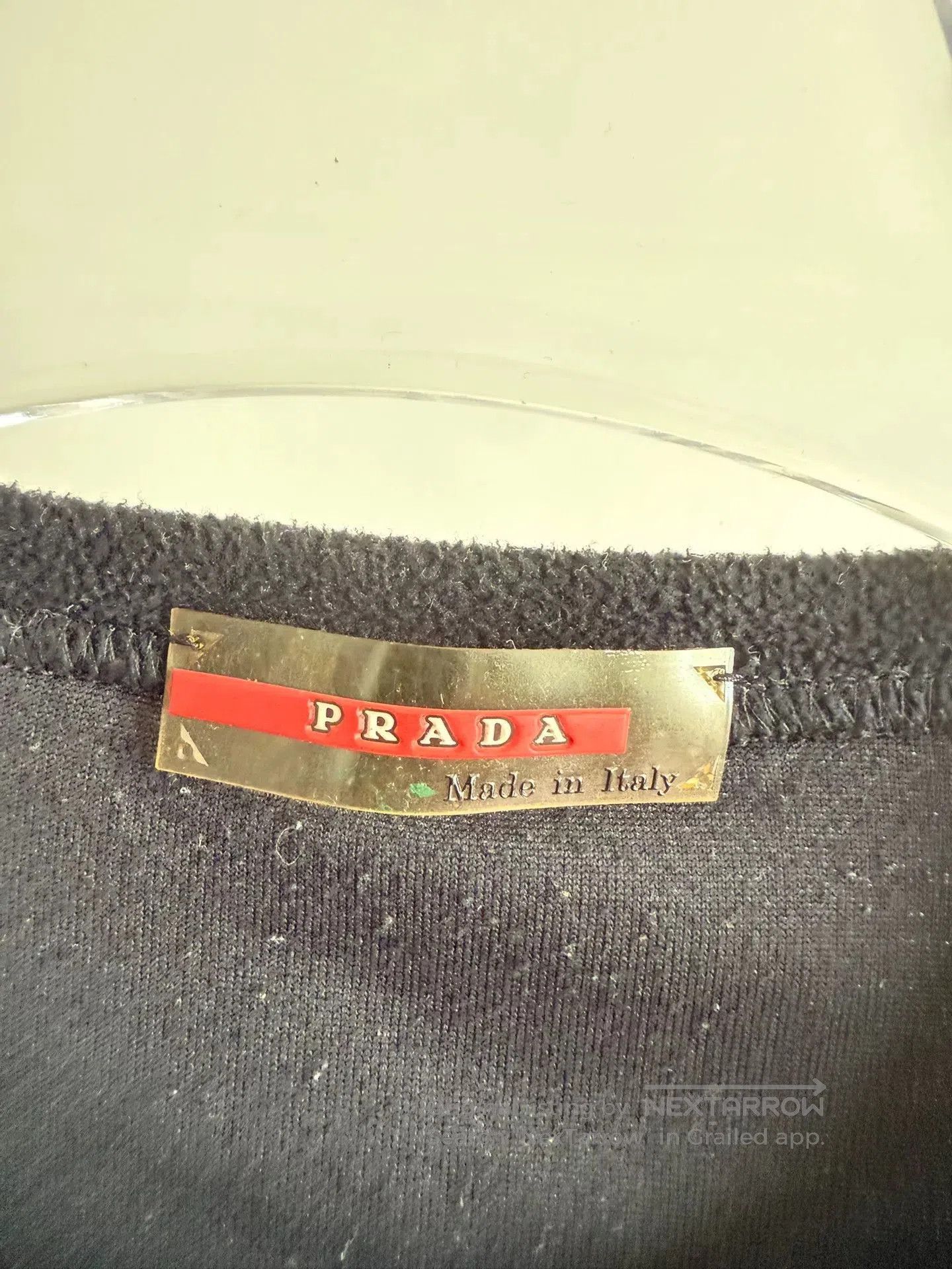 Prada Prada Fleece Hoodie with Red Logo. Size US S / EU 44-46 / 1 - 3 Thumbnail
