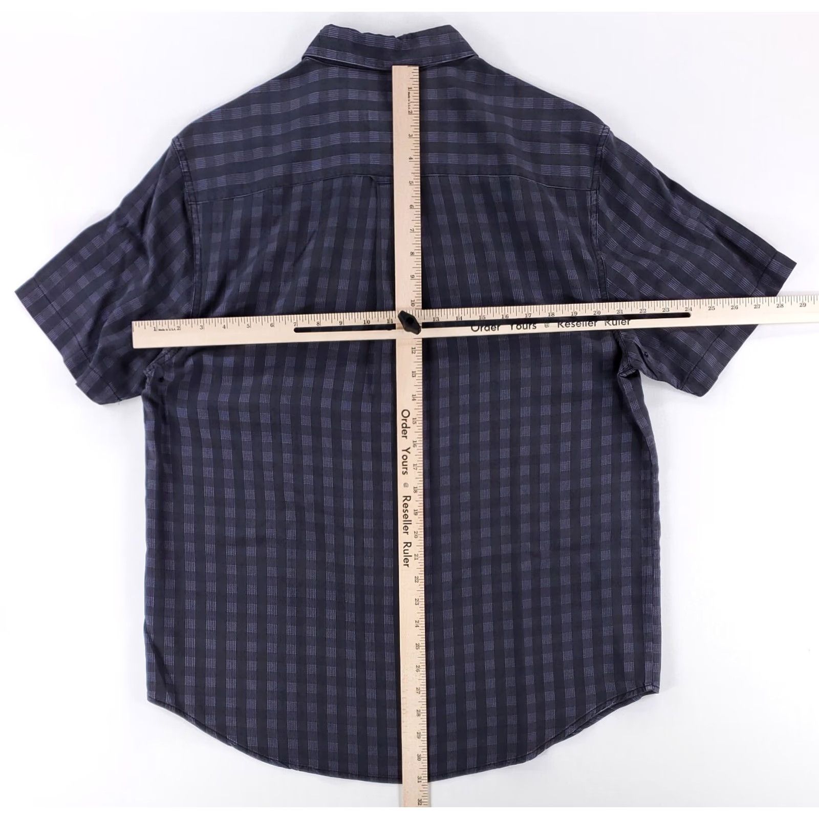 Nat Nast Nat Nast 100% Silk Short Sleeve Button Up Shirt Plaid American Fit Mens M Multicolor Shirt Size US M / EU 48-50 / 2 - 5 Thumbnail