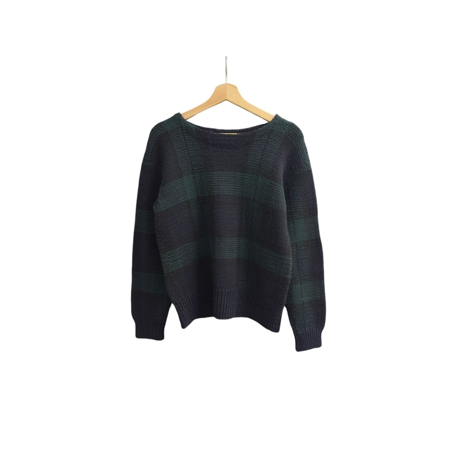 Polo Ralph Lauren Polo Ralph Lauren Hand Knit Wool Blackwatch Tartan Plaid Size US M / EU 48-50 / 2 - 1 Thumbnail