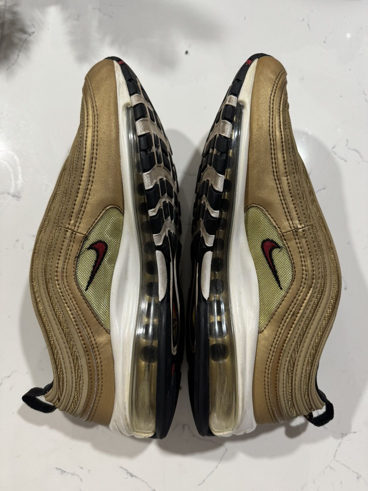 Nike Nike Airmax 97 “Gold metallic” Size US 9.5 / EU 42-43 - 4 Thumbnail