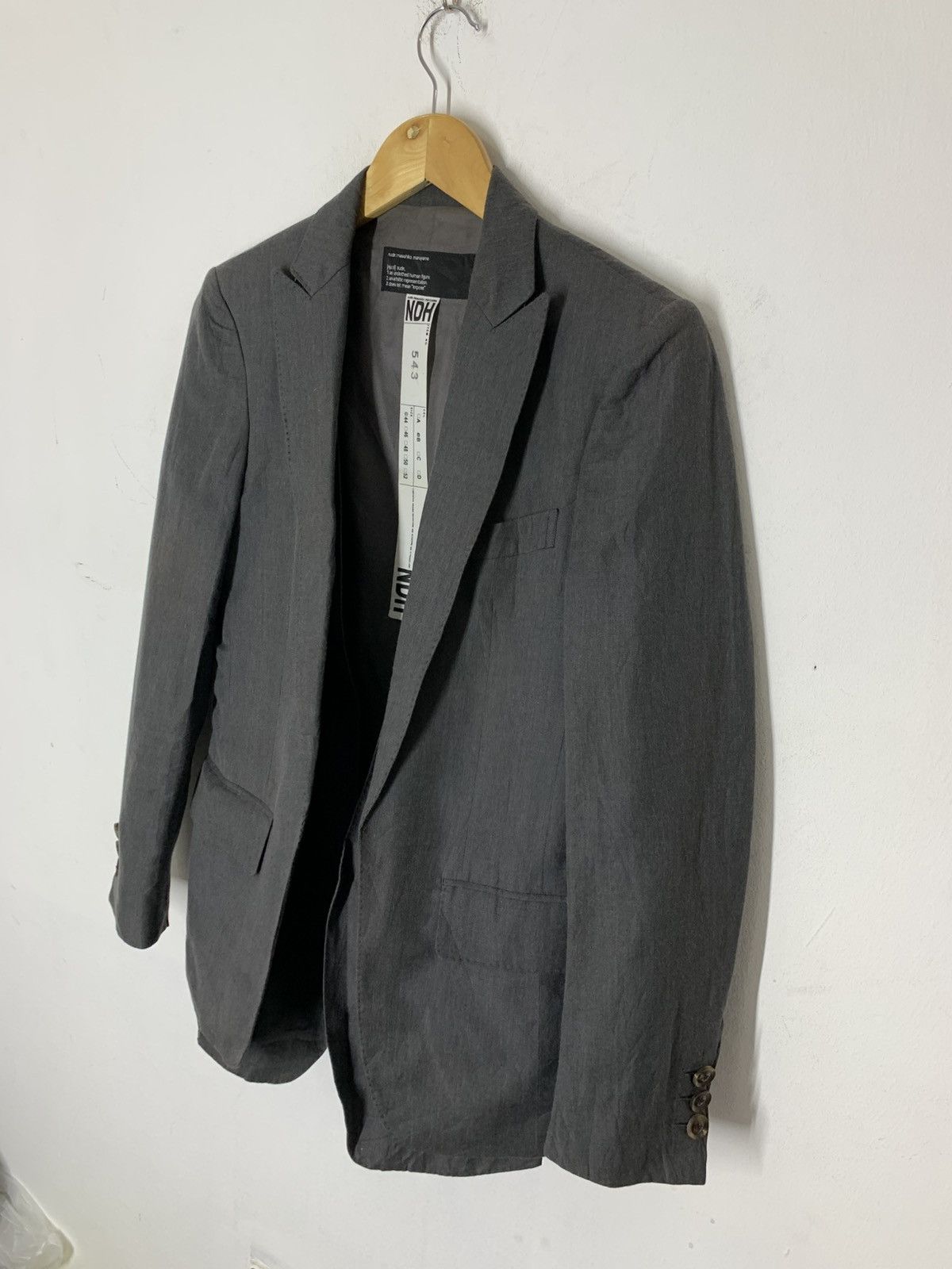 Nude: Masahiko Maruyama Nude MasahikoMaruyama Avantgarde Blazer Ma+ Julius Size US S / EU 44-46 / 1 - 8 Thumbnail