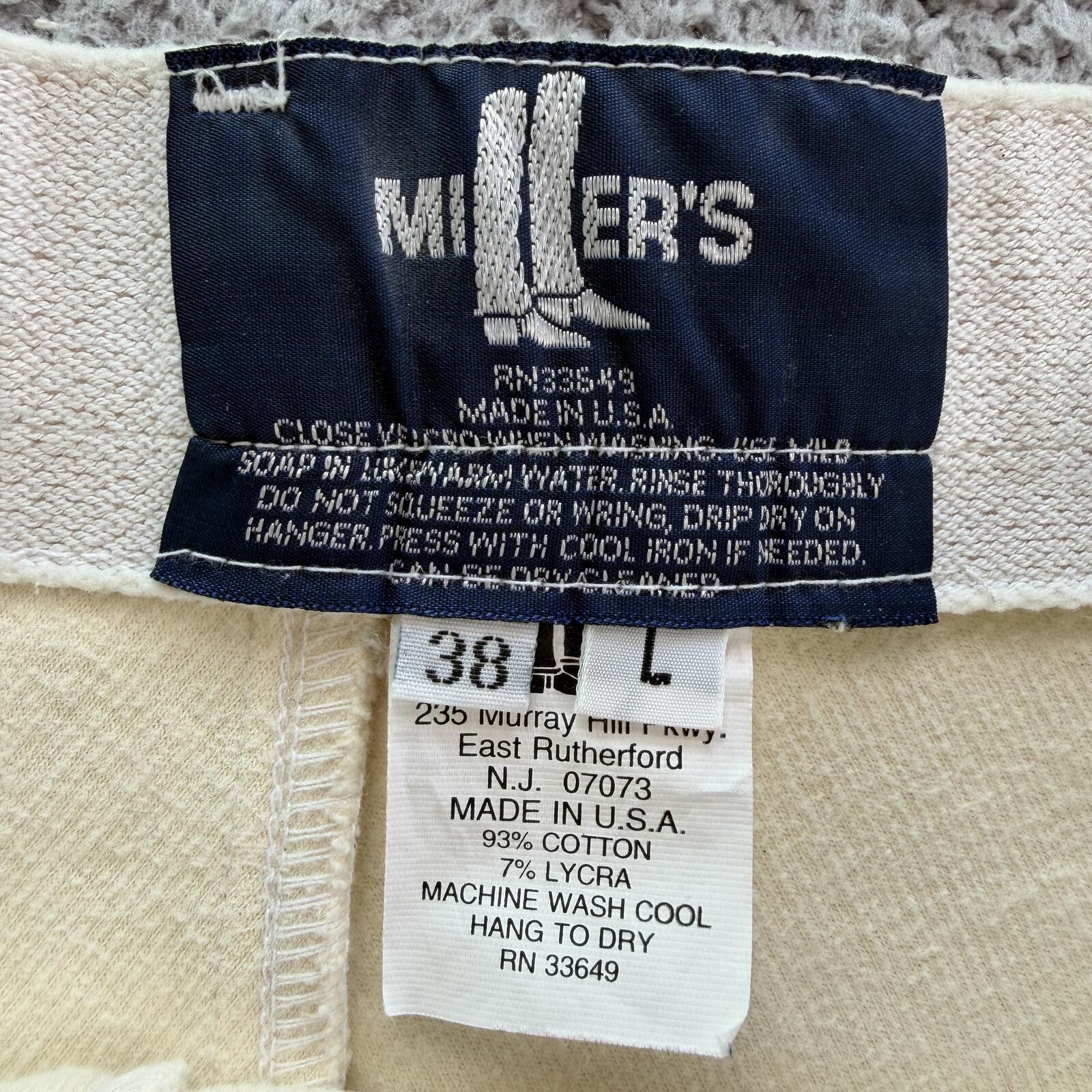 Nicole Miller Vintage Millers Equestrian Riding Breeches Pants Women 38 L Size 36" / US 14 / IT 50 - 5 Thumbnail