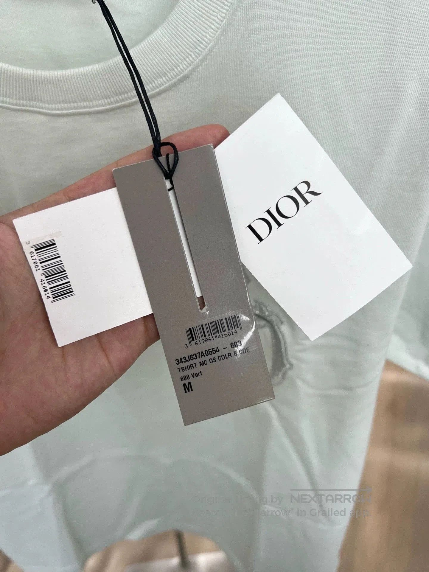 Dior dior logo embroidered mint green t. Size US M / EU 48-50 / 2 - 5 Thumbnail