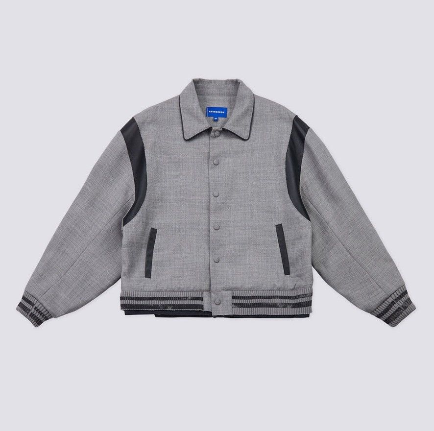 Ader Error !DS! SS22 Ader Error 3 Grey Deconstructed Bomber Jacket Size US M / EU 48-50 / 2 - 2 Thumbnail