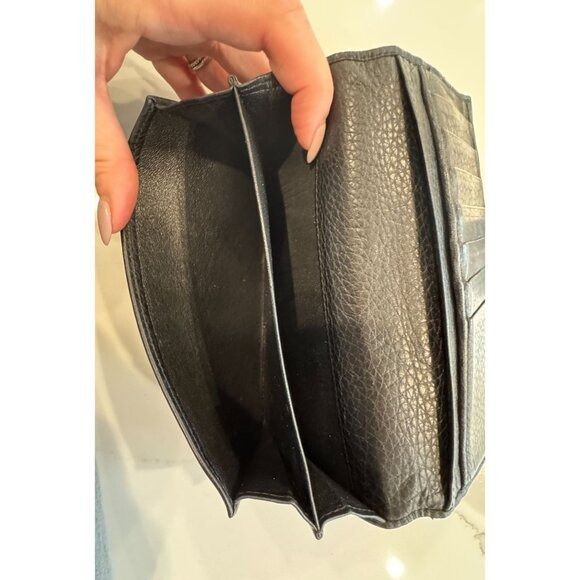 Gucci Gucci Horsebit Continental Wallet in Black Leather Size ONE SIZE - 6 Thumbnail