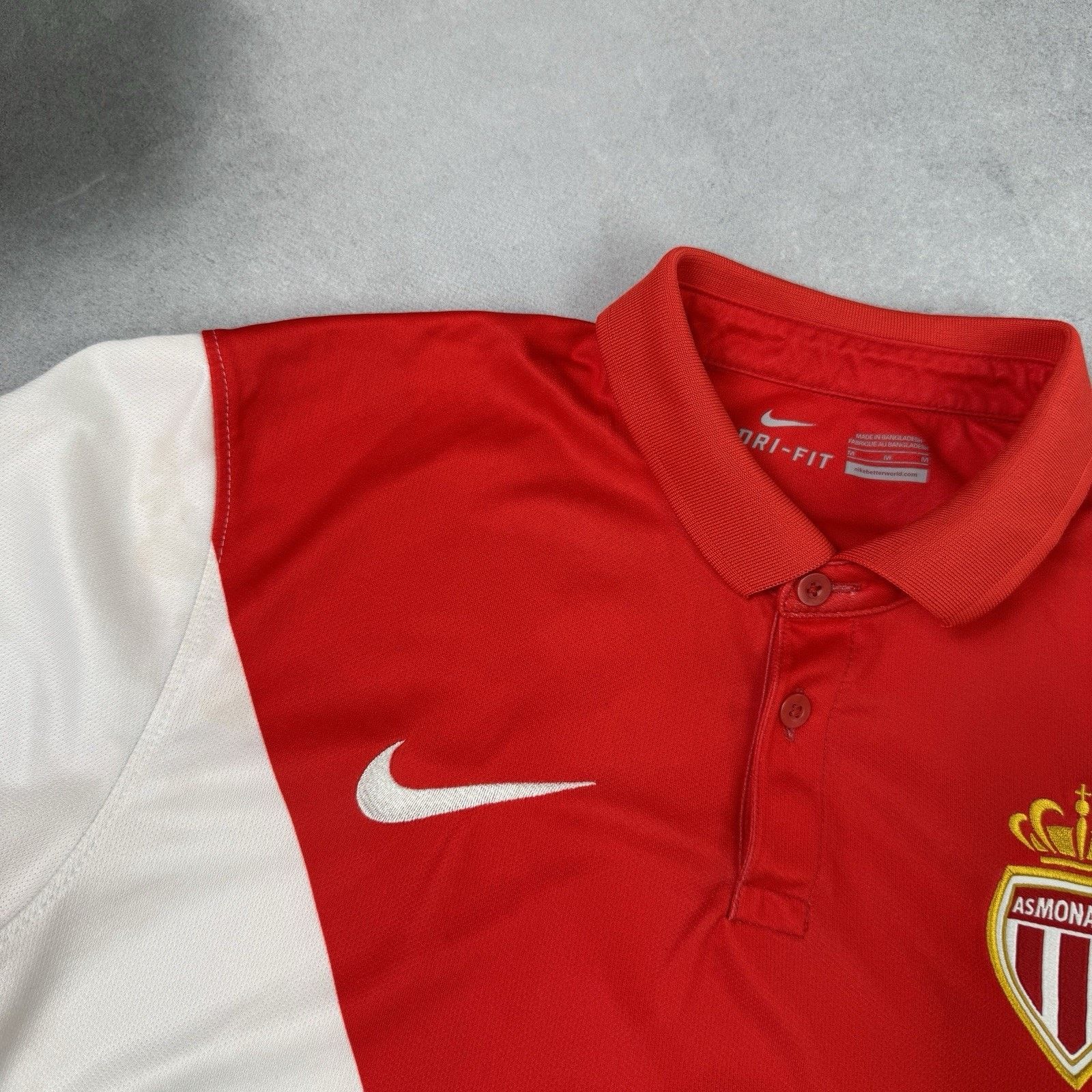 Nike NIKE HOME CLASSIC AS MONACO 2014-2015 JERSEY MEN'S SIZE M Size US M / EU 48-50 / 2 - 4 Thumbnail