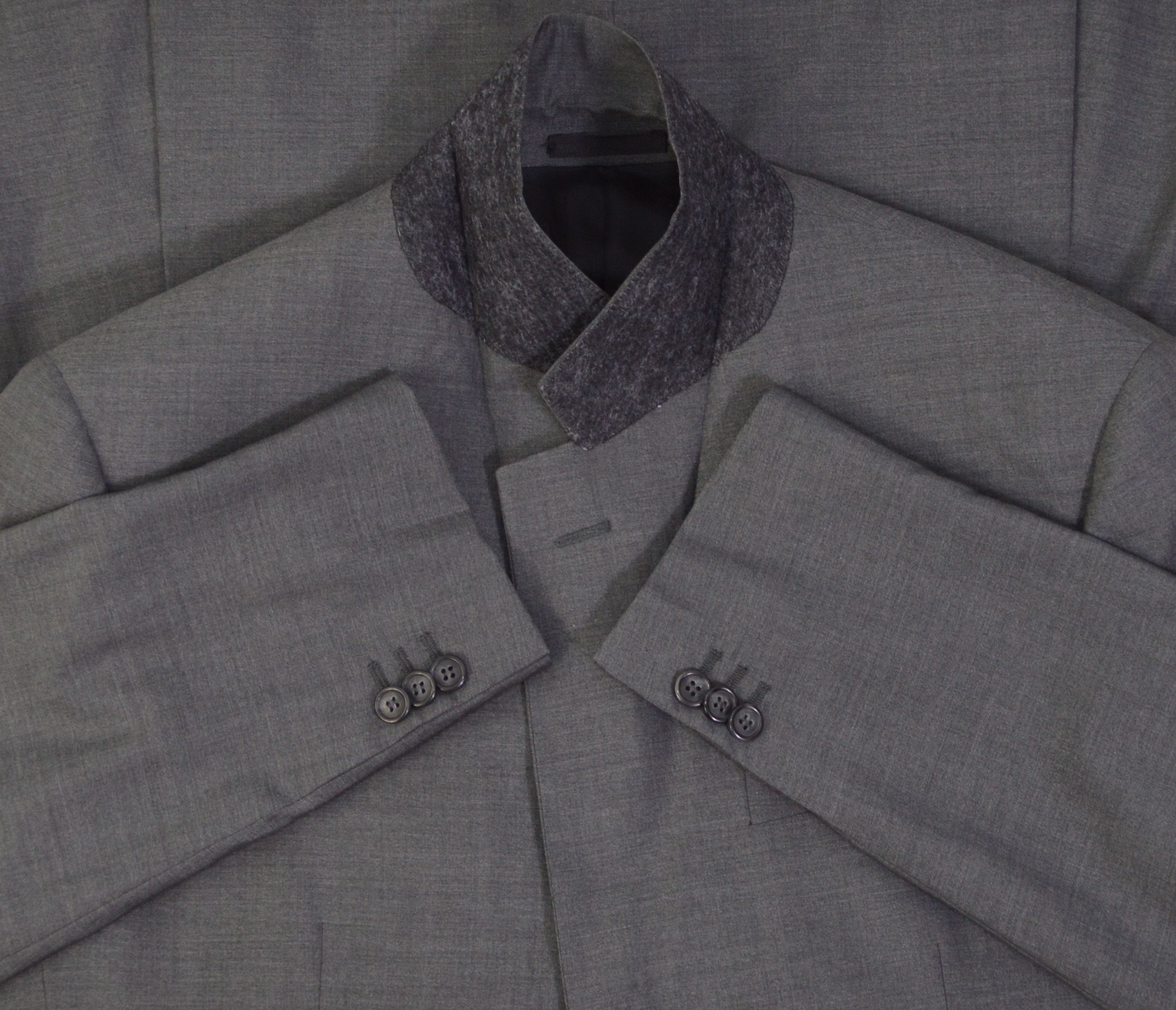 Prada Men's PRADA Milano Blazer 40US/UK 50IT Wool & Silk Gray Size 40R - 2 Thumbnail