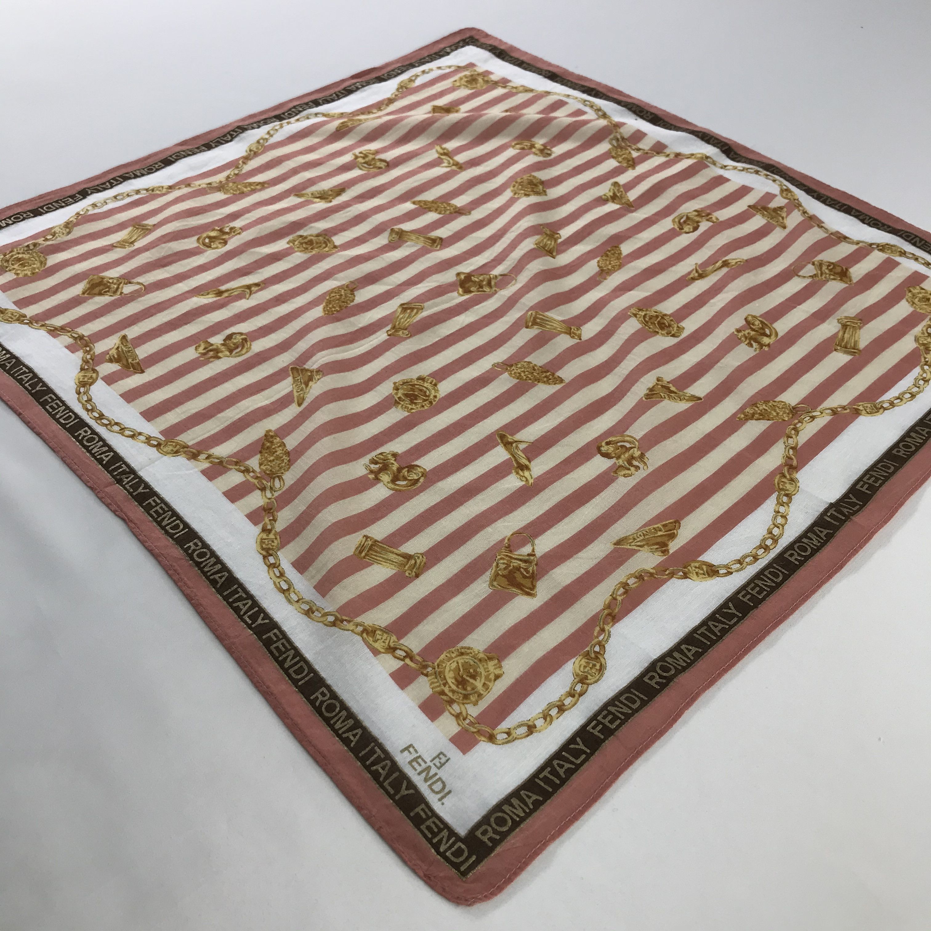 Vintage Vintage Fendi Bandana / Handkerchief / Neckerchief - S440 Size ONE SIZE - 2 Thumbnail