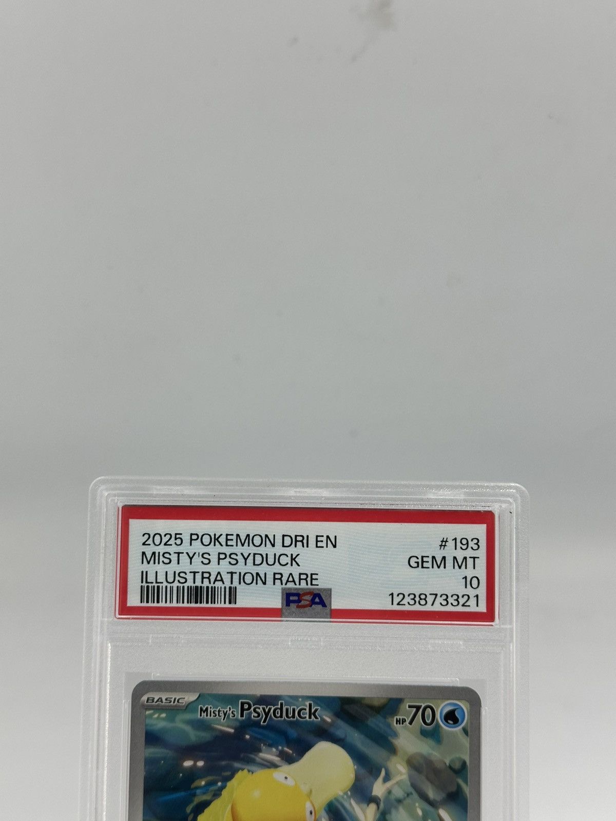 Pokemon 2025 Pokemon Destined R 193 Misty's Psyduck PSA 10 Size ONE SIZE - 3 Thumbnail