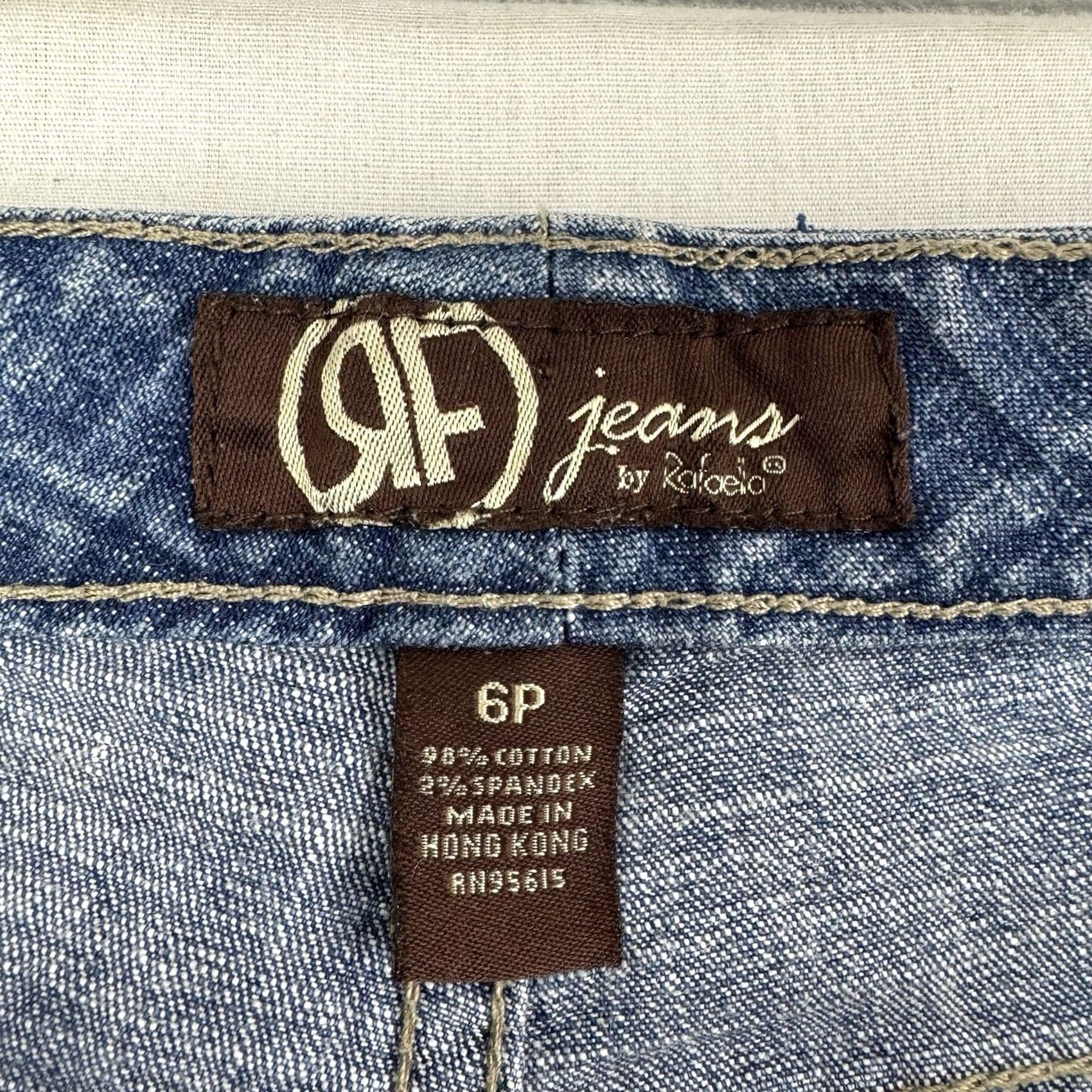 Vintage VINTAGE Rafaella Jeans Bootcut Womens 6P Hipster Flower 90s Y2K Nature Floral Blue Size 28" / US 6 / IT 42 - 6 Thumbnail