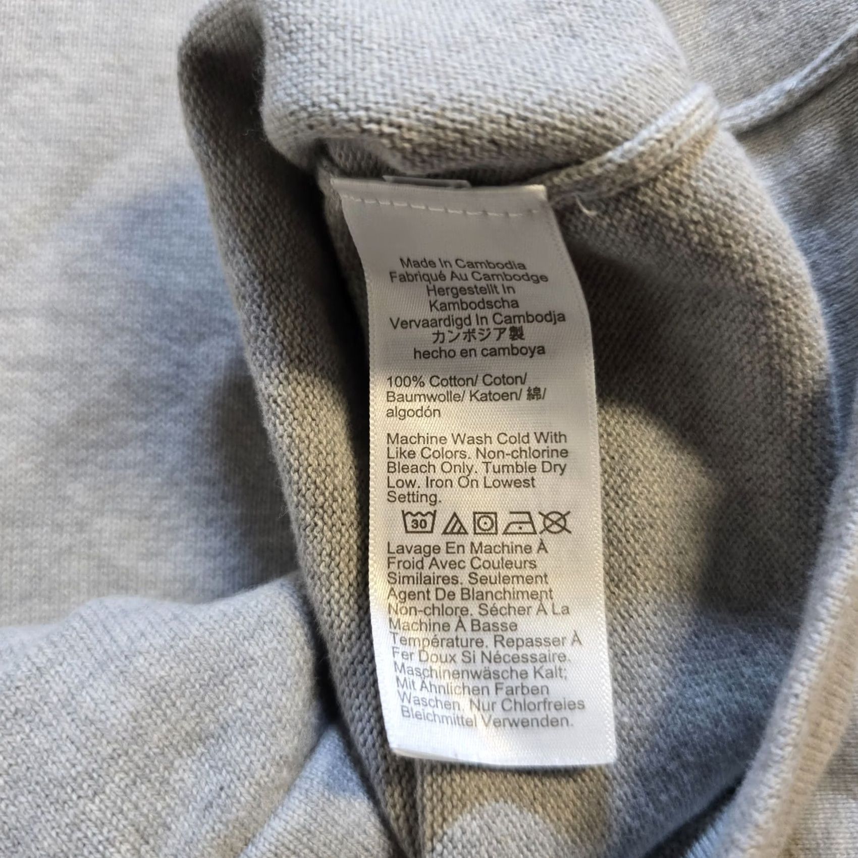 J.Crew J.CREW Sweater Womens Size S Gray Cotton Long Sleeve Crew Neck Pullover Casual Classic Preppy Winter Fall Spring Mens? Womens Size S / US 4 / IT 40 - 7 Thumbnail