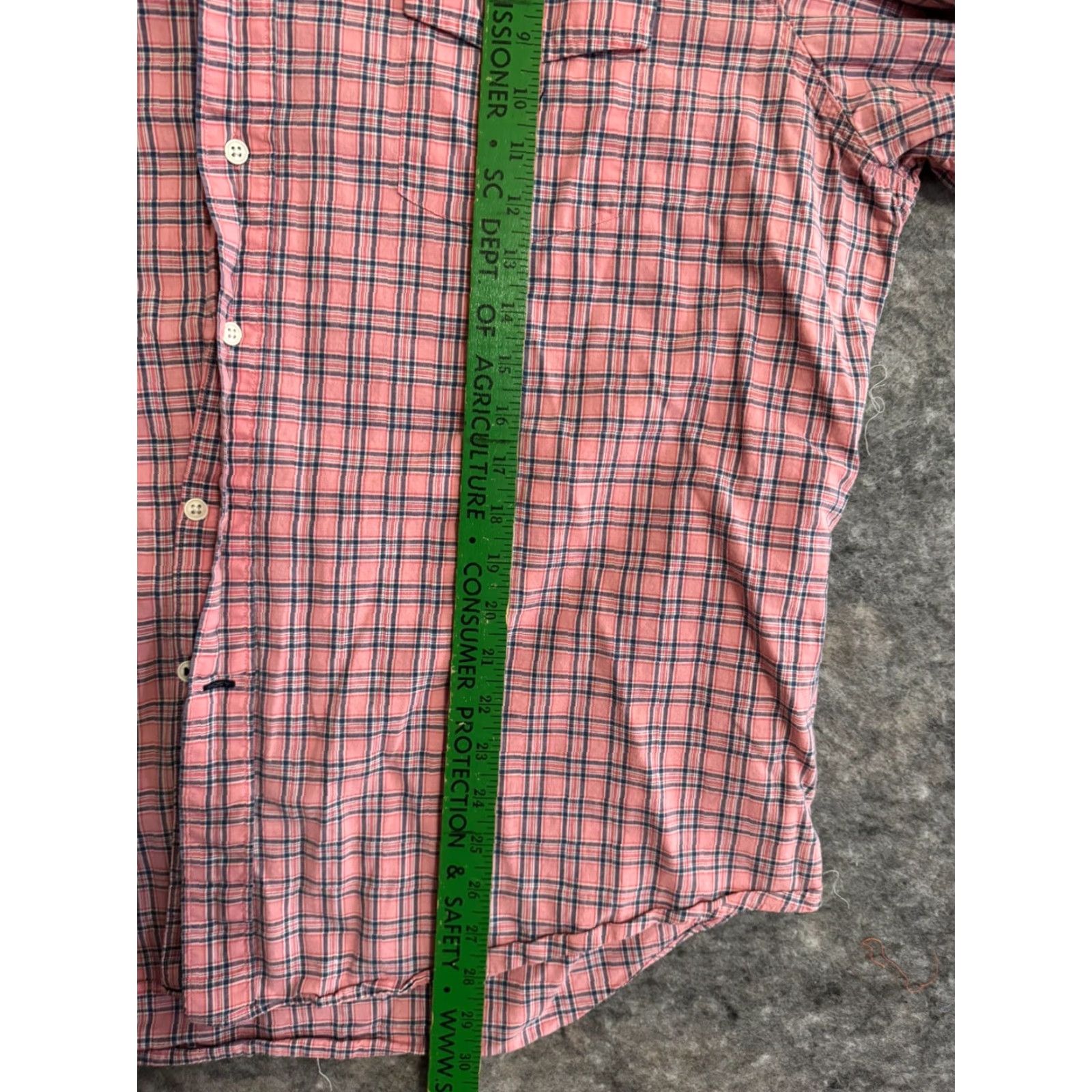 Nautica Nautica Button-Up Shirt XXL Pink Plaid Long Sleeve Casual Button-Down Shirt Men Classic Fit Size 2XL Cotton Size US XXL / EU 58 / 5 - 5 Thumbnail