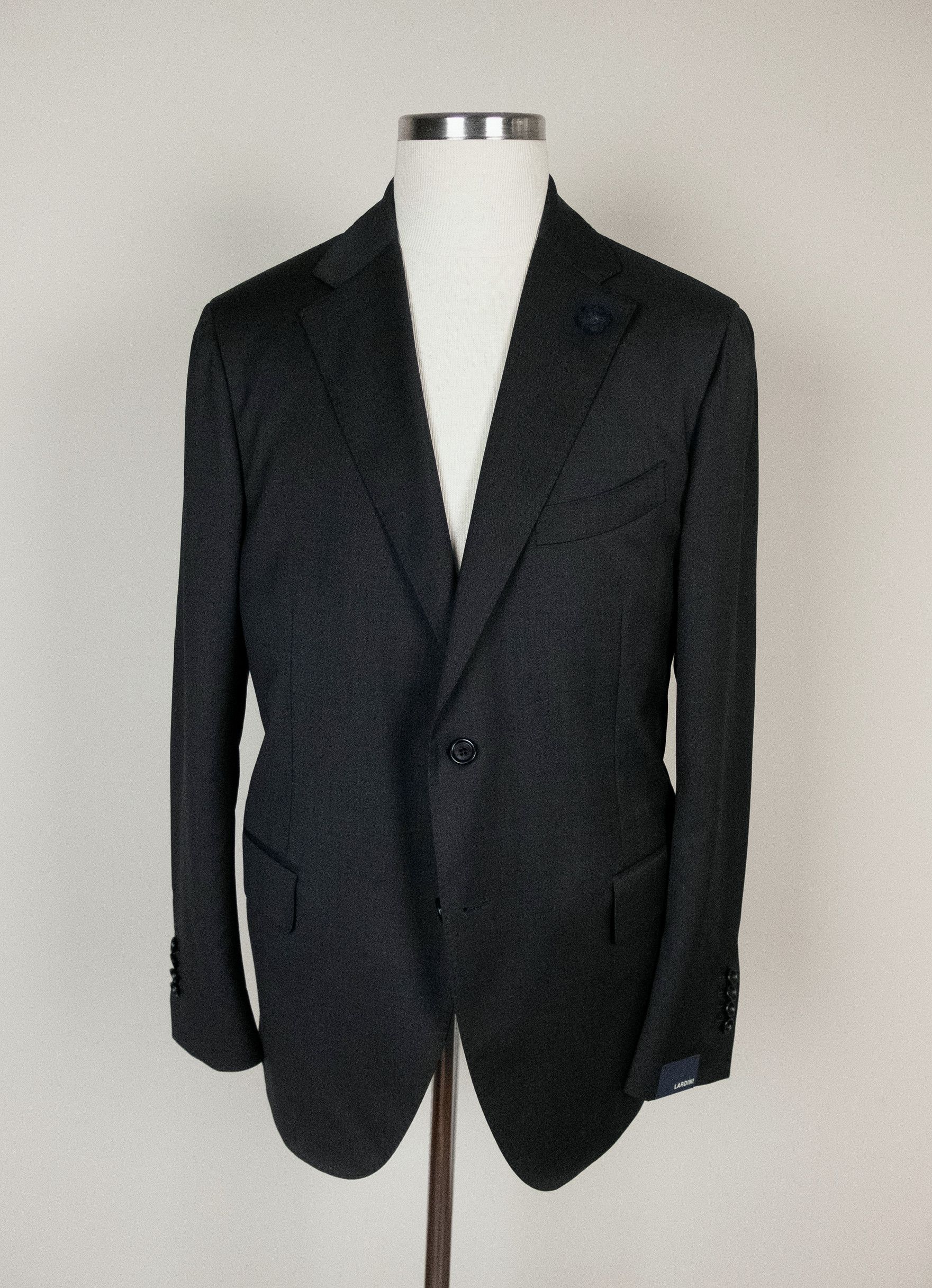 Lardini LARDINI gray slim fit classic wool suit Size 44 US / 54 IT Size 44R - 3 Thumbnail