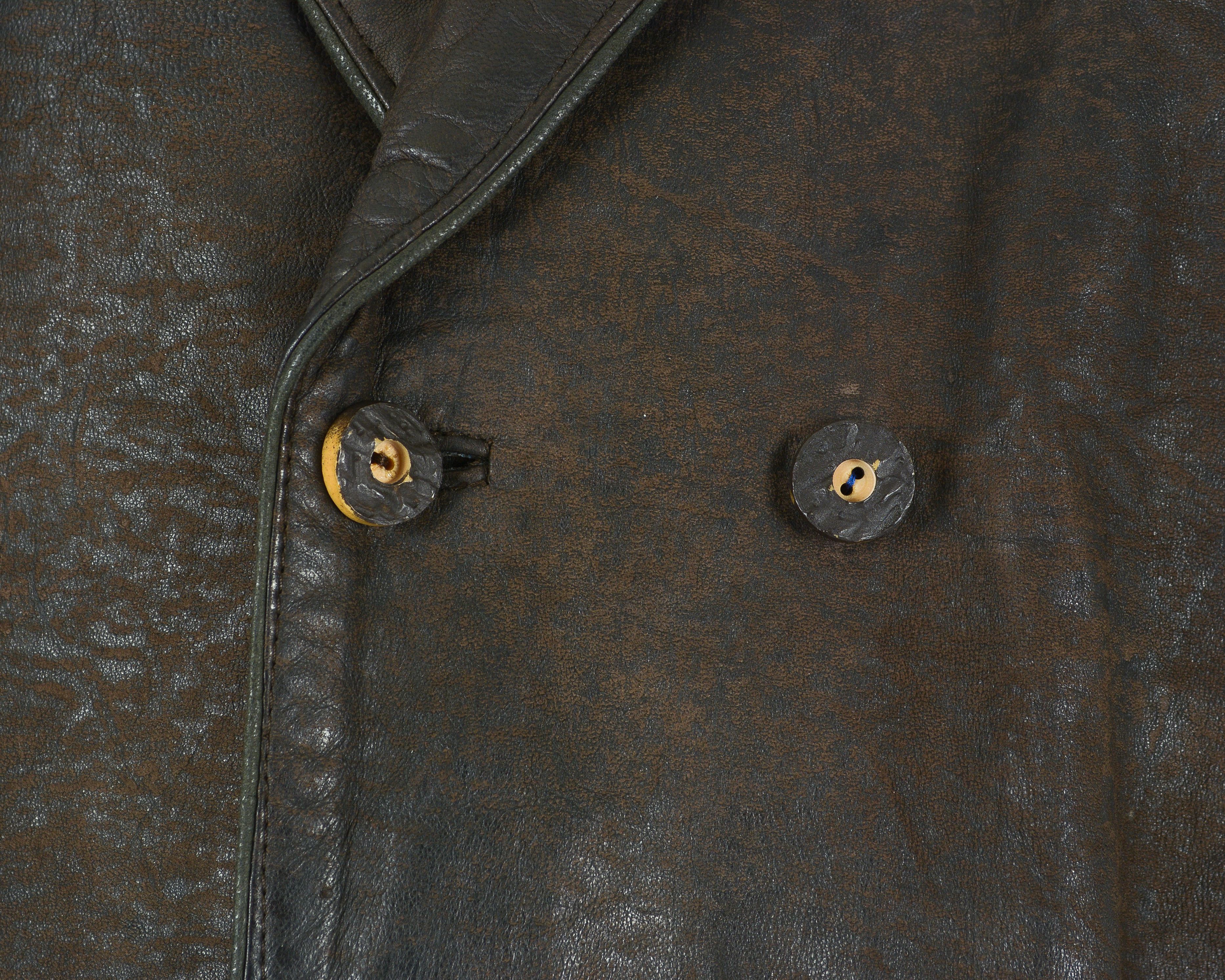 Leather W19 New Fast 2XL Leather Trachten Jacket Coat Blazer Janker Size 46R - 4 Thumbnail