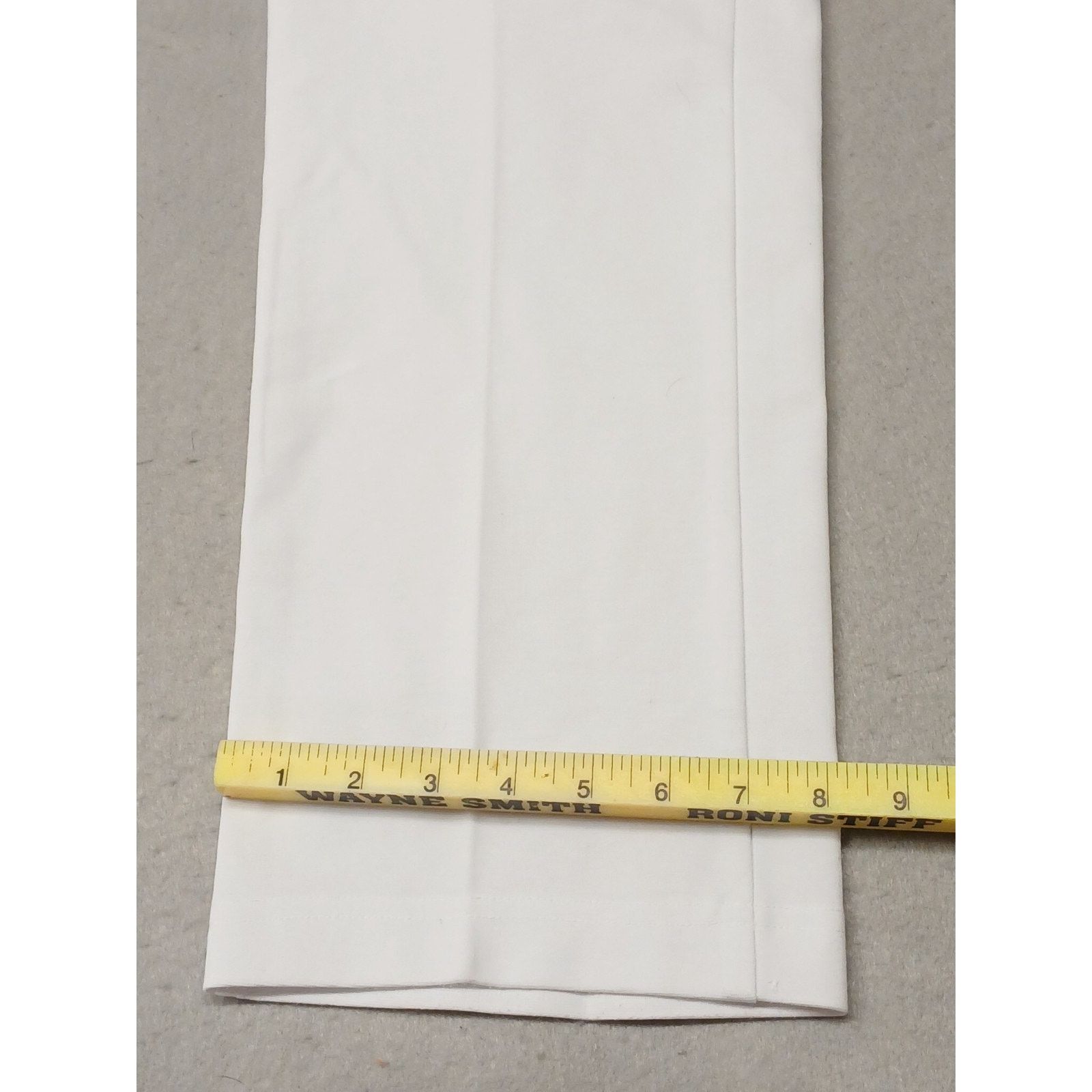 Other Allison Daley (10) White Soft Stretch Wide Leg Trousers Size 32" / US 10 / IT 46 - 5 Thumbnail