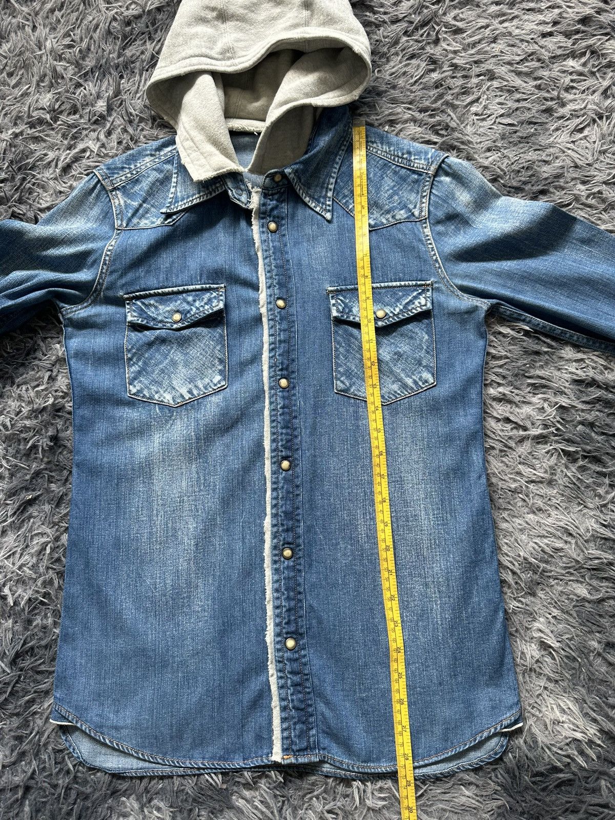 Le Grande Bleu (L.G.B.) 09/10AW - Charmcult '' Last Collection'' denim shirt Size US M / EU 48-50 / 2 - 11 Thumbnail