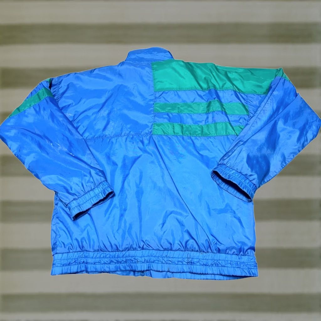 JCPenney VINTAGE USA Olympic Windbreaker Jacket M Men Blue 90s 1990s JC Penny Zippered Nylon Windbreaker Size US M / EU 48-50 / 2 - 1 Thumbnail