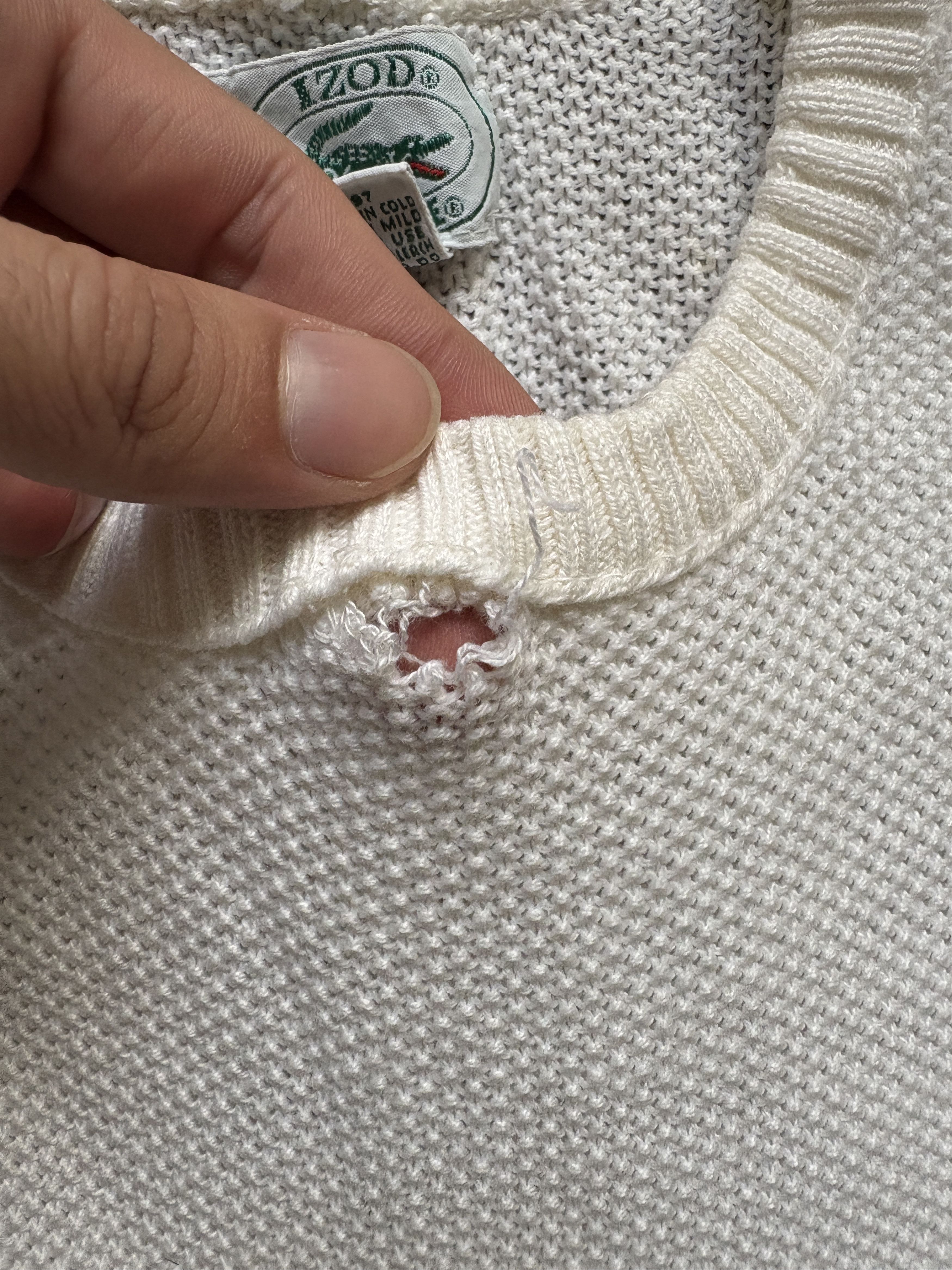 Lacoste Vintage 80s Lacoste Knit Size US XL / EU 56 / 4 - 6 Thumbnail