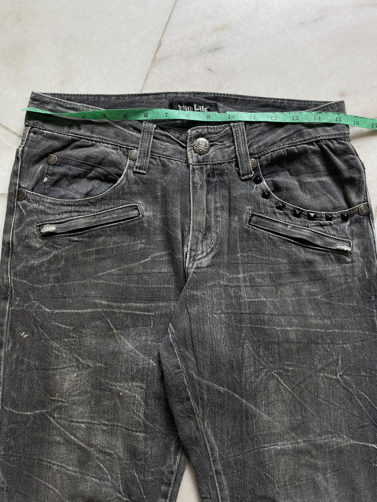 Hysteric Glamour Vintage Japanese Brand Skull Bones Jeans Size US 30 / EU 46 - 3 Thumbnail
