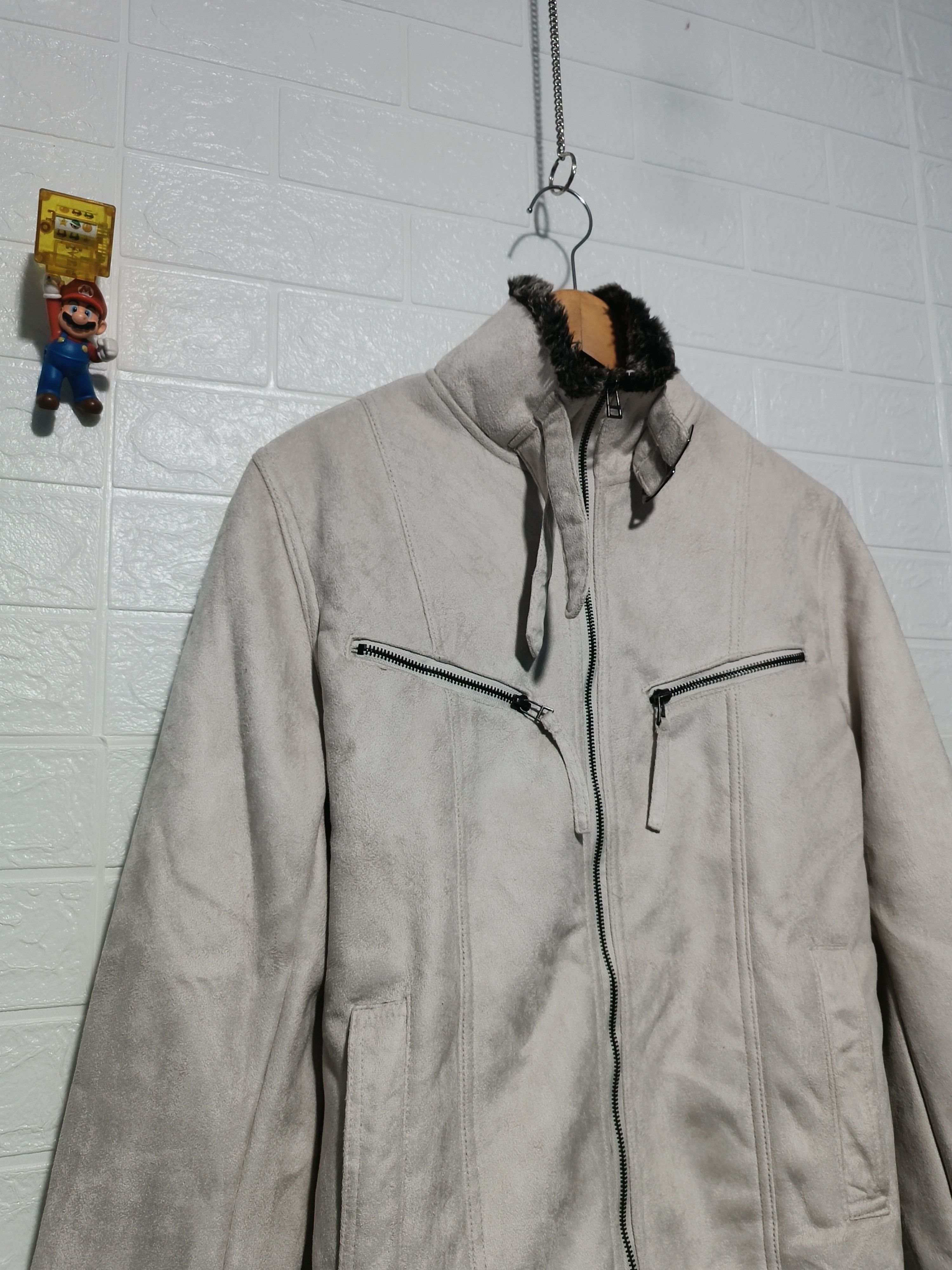 Japanese Brand Japanese Faux Fur Biker Winter Jacket Ifsixwasnine Style Size US M / EU 48-50 / 2 - 2 Thumbnail