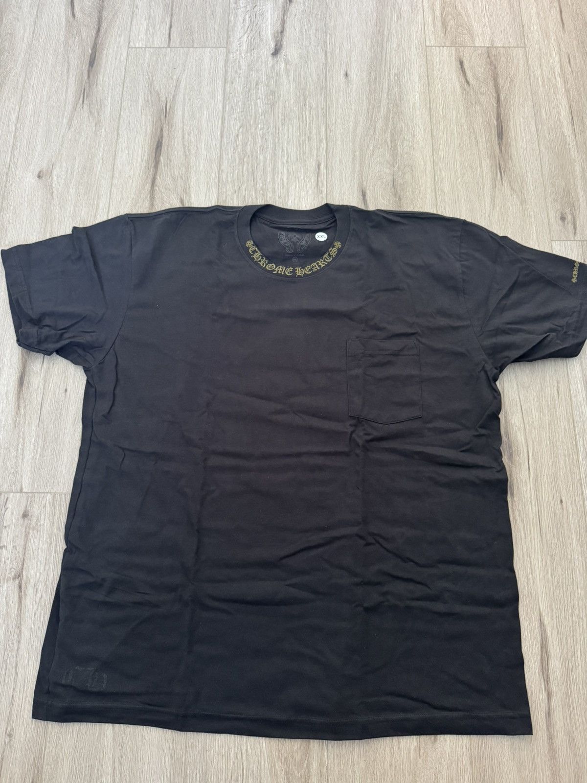 Chrome Hearts Chrome Hearts green neck logo T-shirt xxl Size US XXL / EU 58 / 5 - 1 Thumbnail