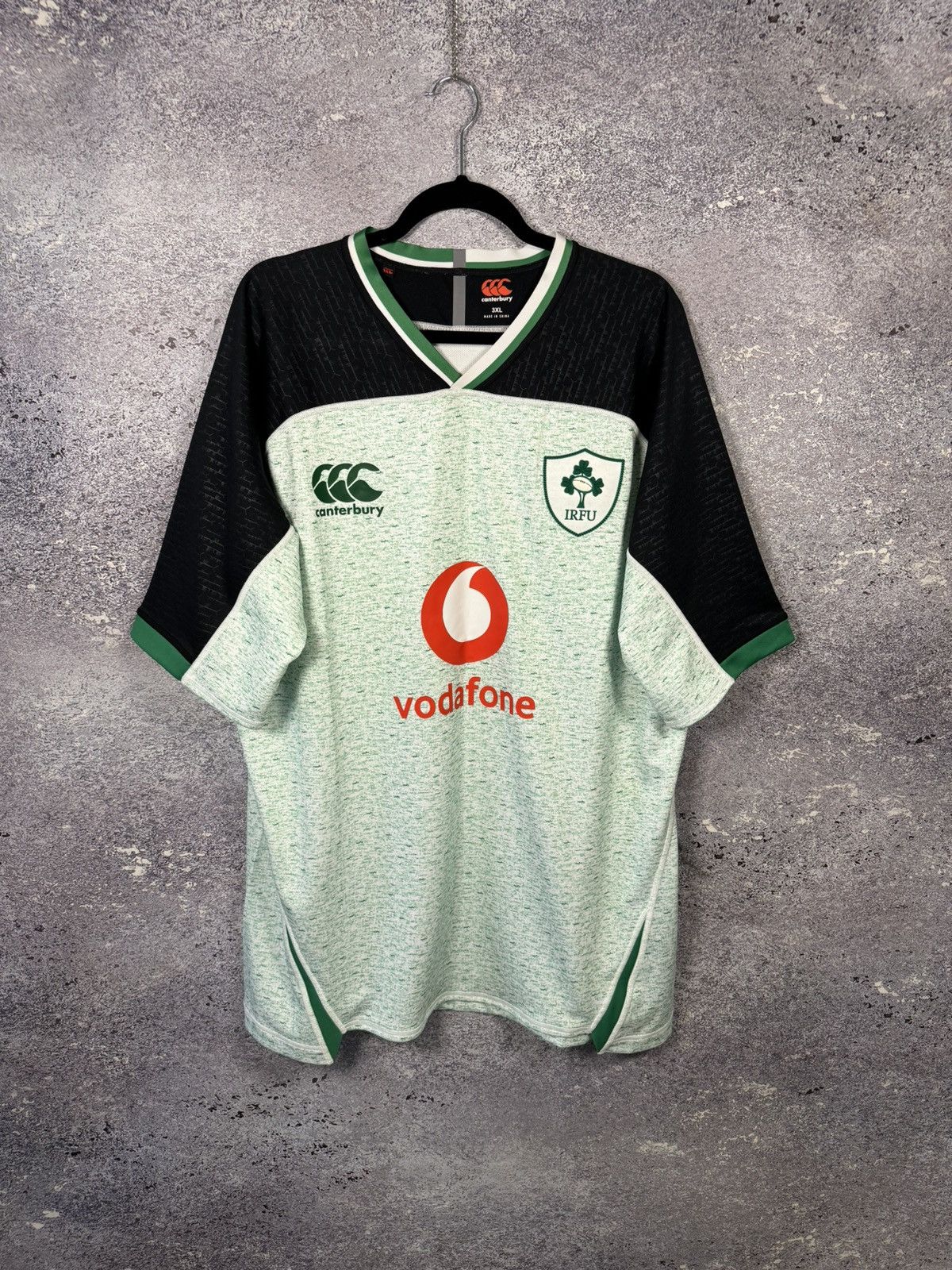 Canterbury of New Zealand Ireland IRFU Irish Rugby Union 2019 Canterbury Jersey Size US XXL / EU 58 / 5 - 1 Thumbnail