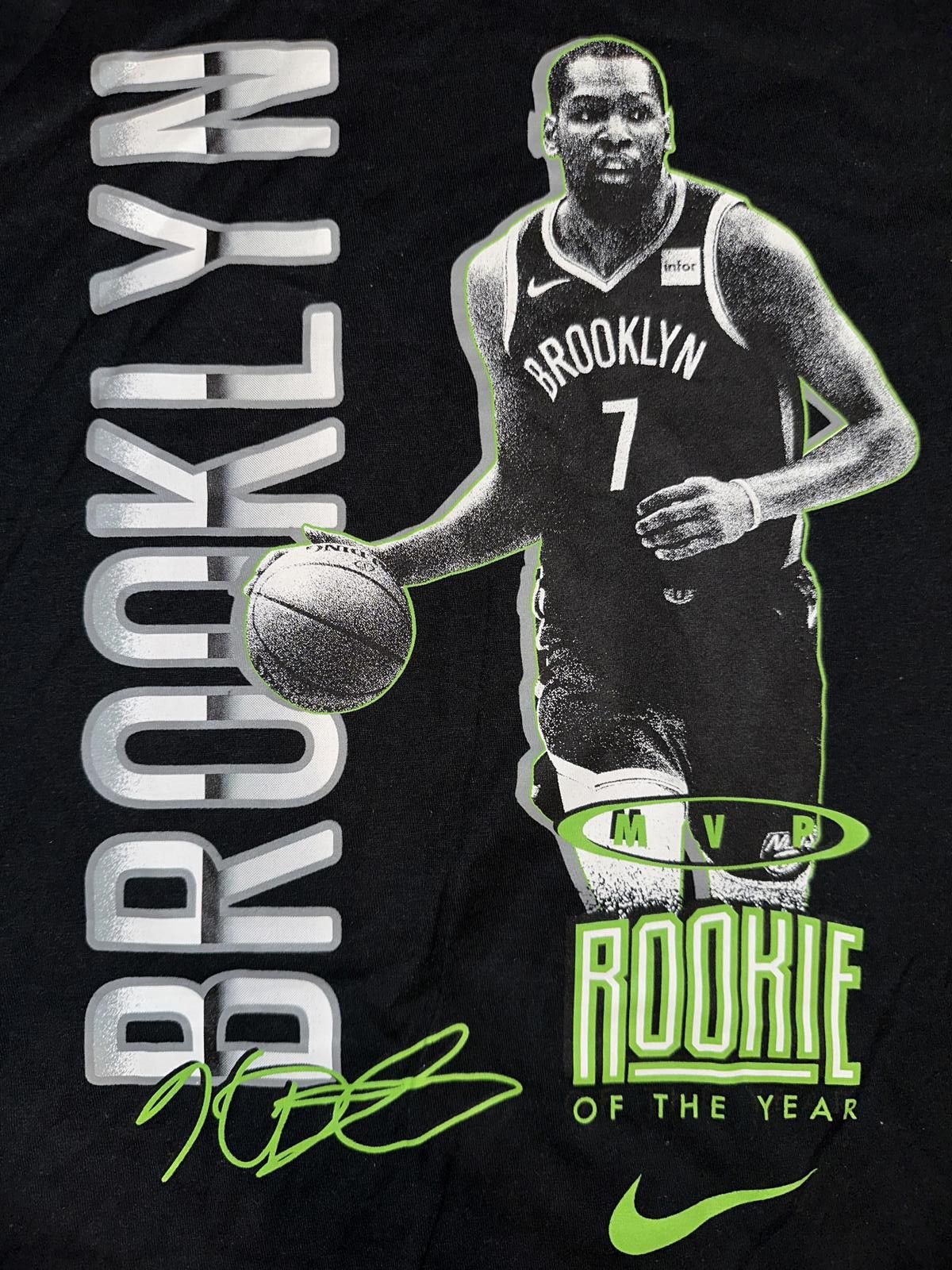 Nike Nike Men’s NBA Brooklyn Nets Kevin Durant ROTY ROOKIE Easy Money Black T-Shirt Size US M / EU 48-50 / 2 - 4 Thumbnail