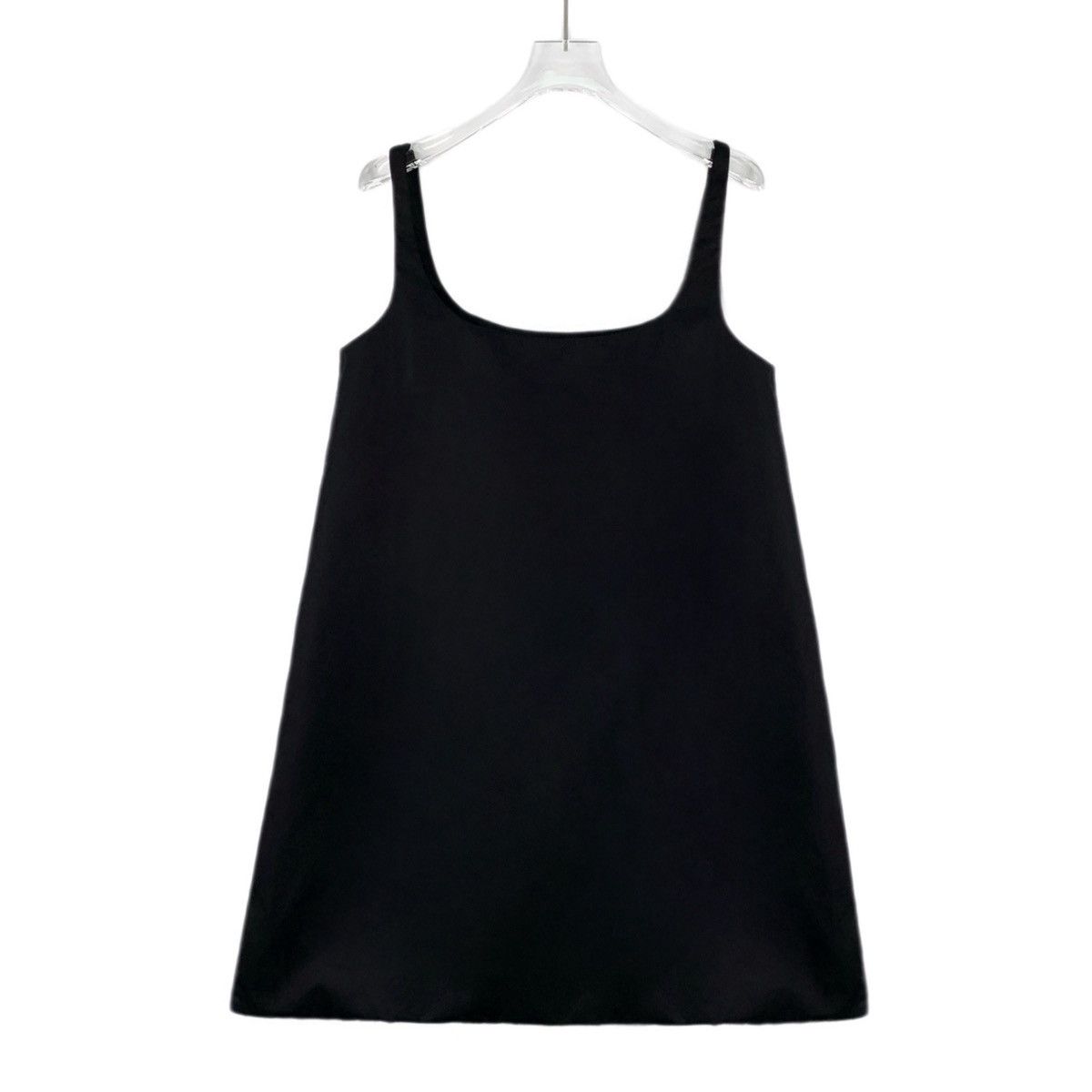 Prada Prada Triangle Logo Square Neck Sleeveless Slip Dress K26WX Size M / US 6-8 / IT 42-44 - 2 Thumbnail