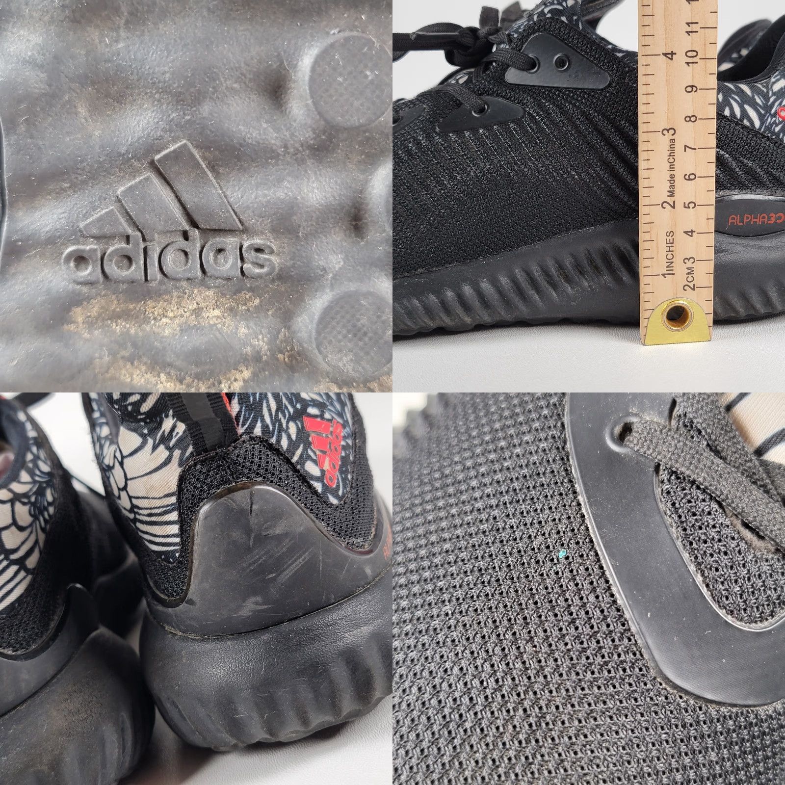 Adidas Adidas Alphabounce Sneaker Men's Black Red 11 US / 45 1/3 China Lunar New Year Athletic Shoe Size ONE SIZE - 8 Thumbnail