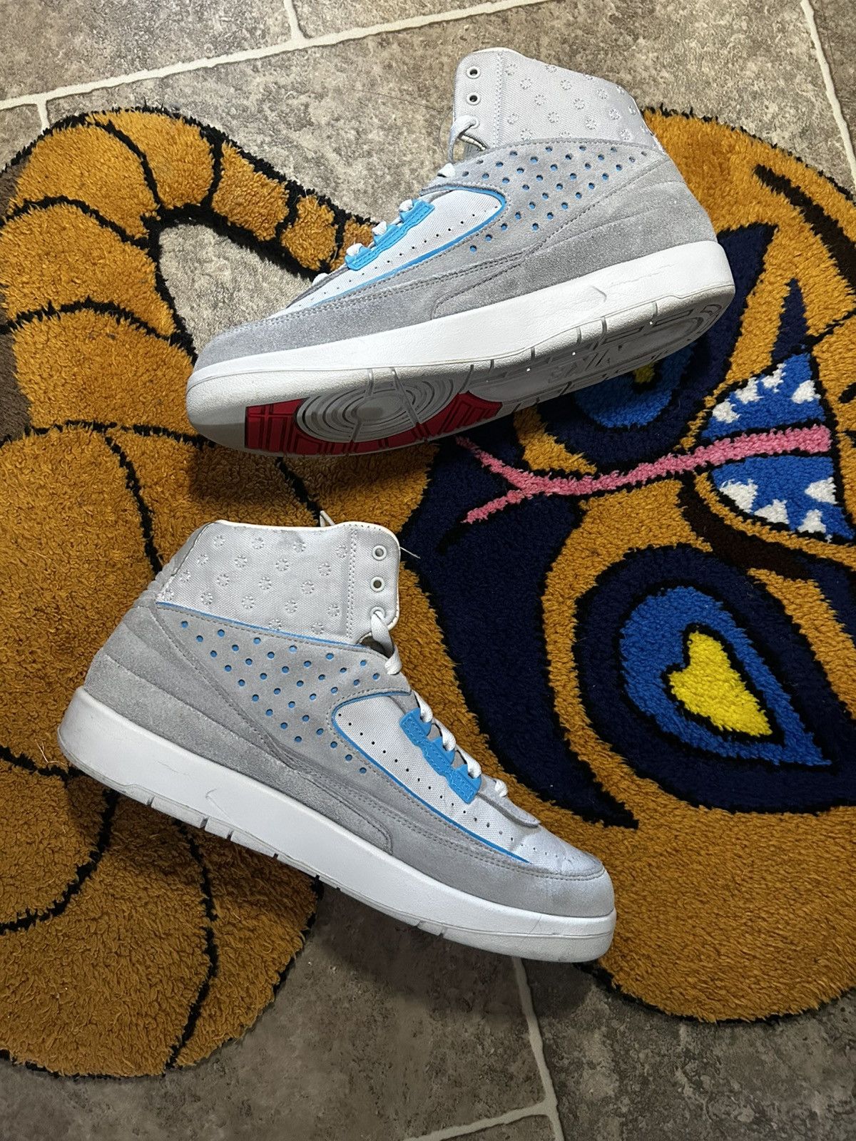 Jordan Brand × Union LA Nike Air Jordan 2 Retro SP x Union Grey Fog Size US 10 / EU 43 - 3 Thumbnail