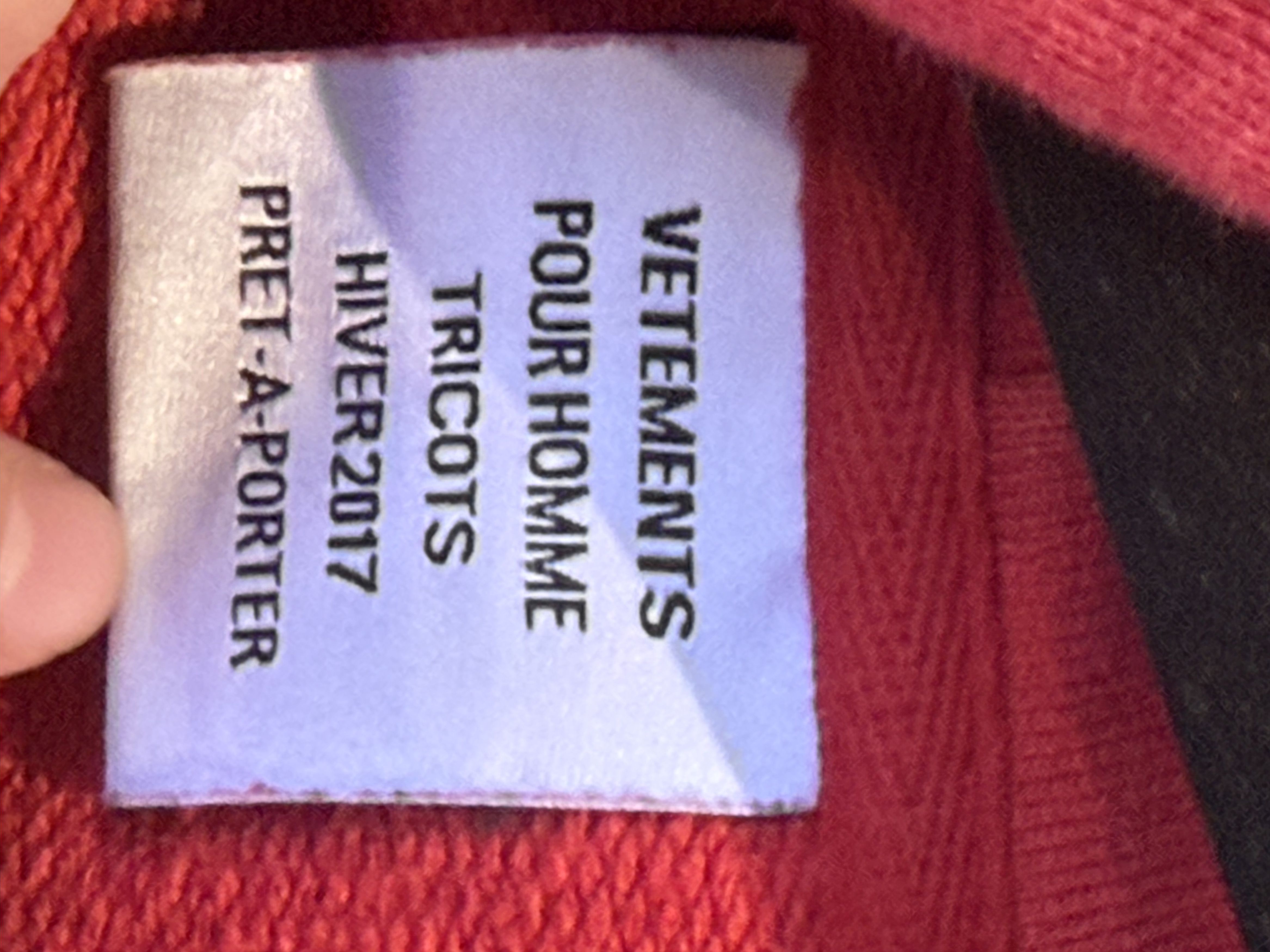 Vetements VETEMENTS AW2016 KOREA EXCLUSIVE HEAVY METAL RED HOODIE Size US XS / EU 42 / 0 - 7 Thumbnail