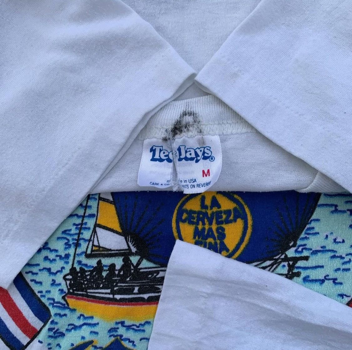 Vintage Vintage 80's/90's Corona Beach T-Shirt Size US M / EU 48-50 / 2 - 4 Thumbnail