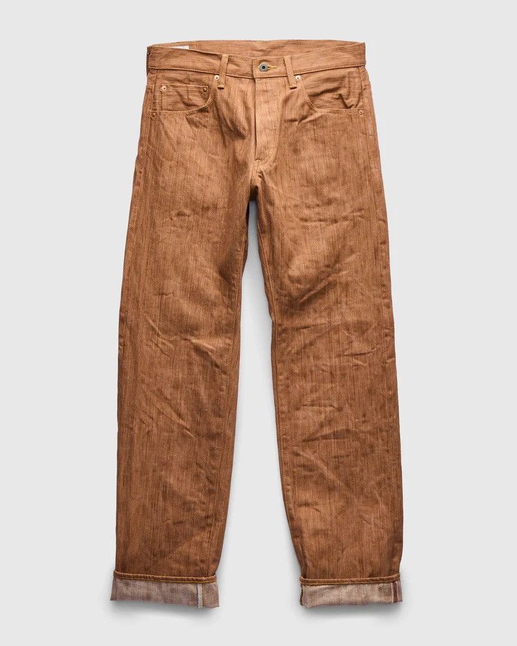 Oni ONI DENIM 275-AWA AWA-KAKISHIBU KINARI 20oz Selvedge Denim Size US 38 / EU 54 - 3 Thumbnail